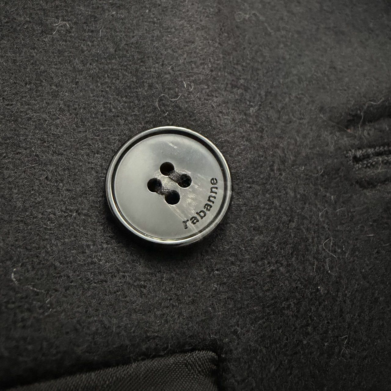 H&M × Paco Rabanne Paco Rabanne x H&M Wool Pea Men's Coat Size S Size US S / EU 44-46 / 1 - 4 Thumbnail