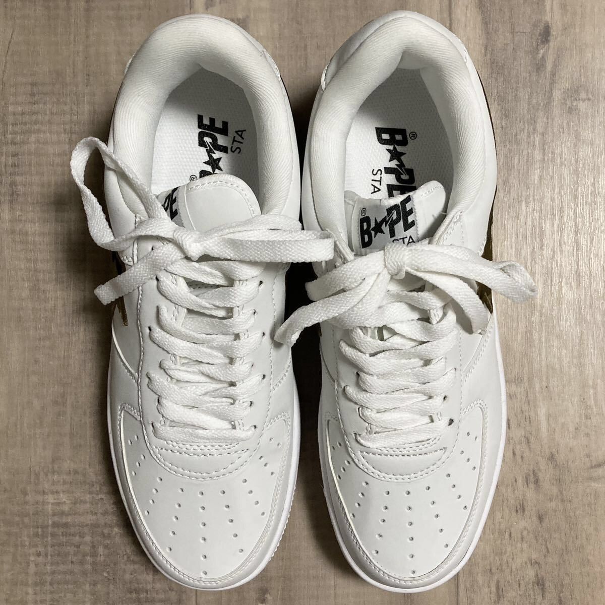 Bape BAPESTA Leather sneakers 1st camo a bathing ape BAPE STA Size US 9.5 / EU 42-43 - 4 Thumbnail