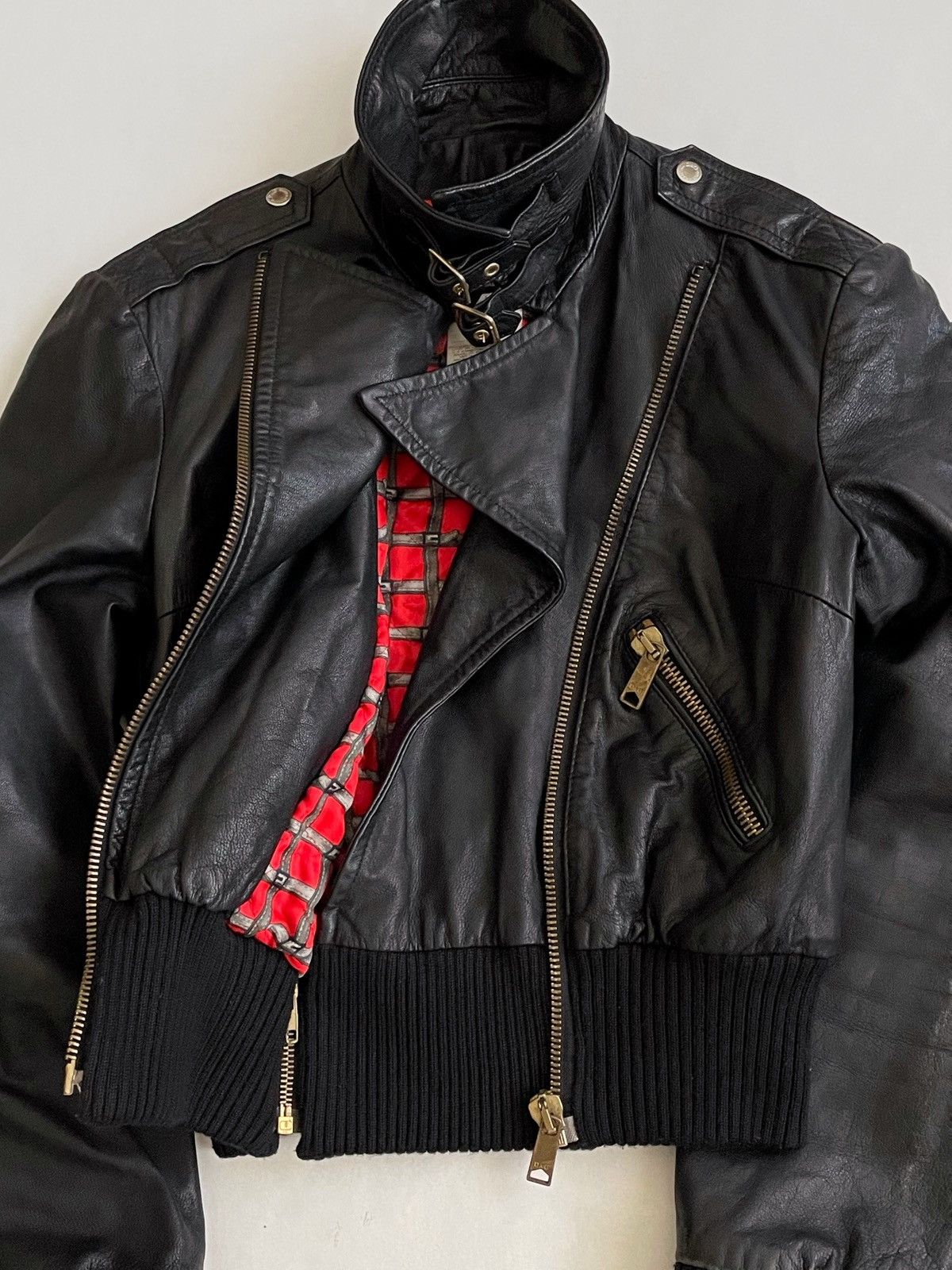 Dolce & Gabbana Dolce Gabbana leather biker jacket Size S / US 4 / IT 40 - 8 Thumbnail