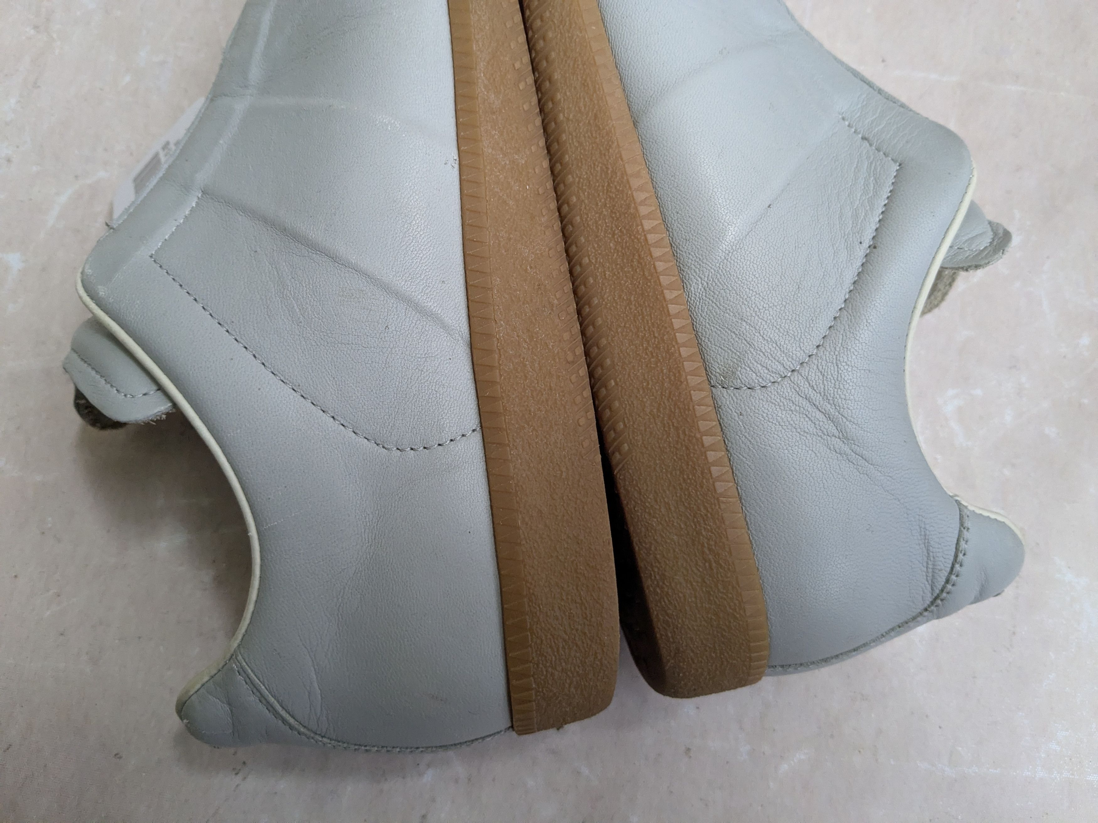 Maison Margiela Maison Margiela GAT Replica Gray 10 43 Leather Seamless Size US 10 / EU 43 - 11 Thumbnail