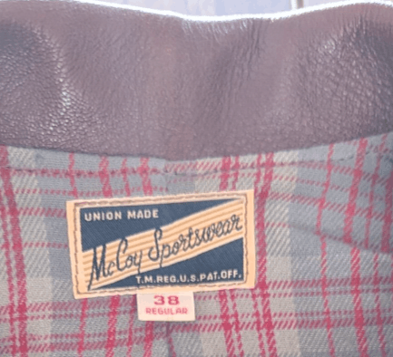 Other McCoy sportswear leather jacket Size US M / EU 48-50 / 2 - 8 Thumbnail