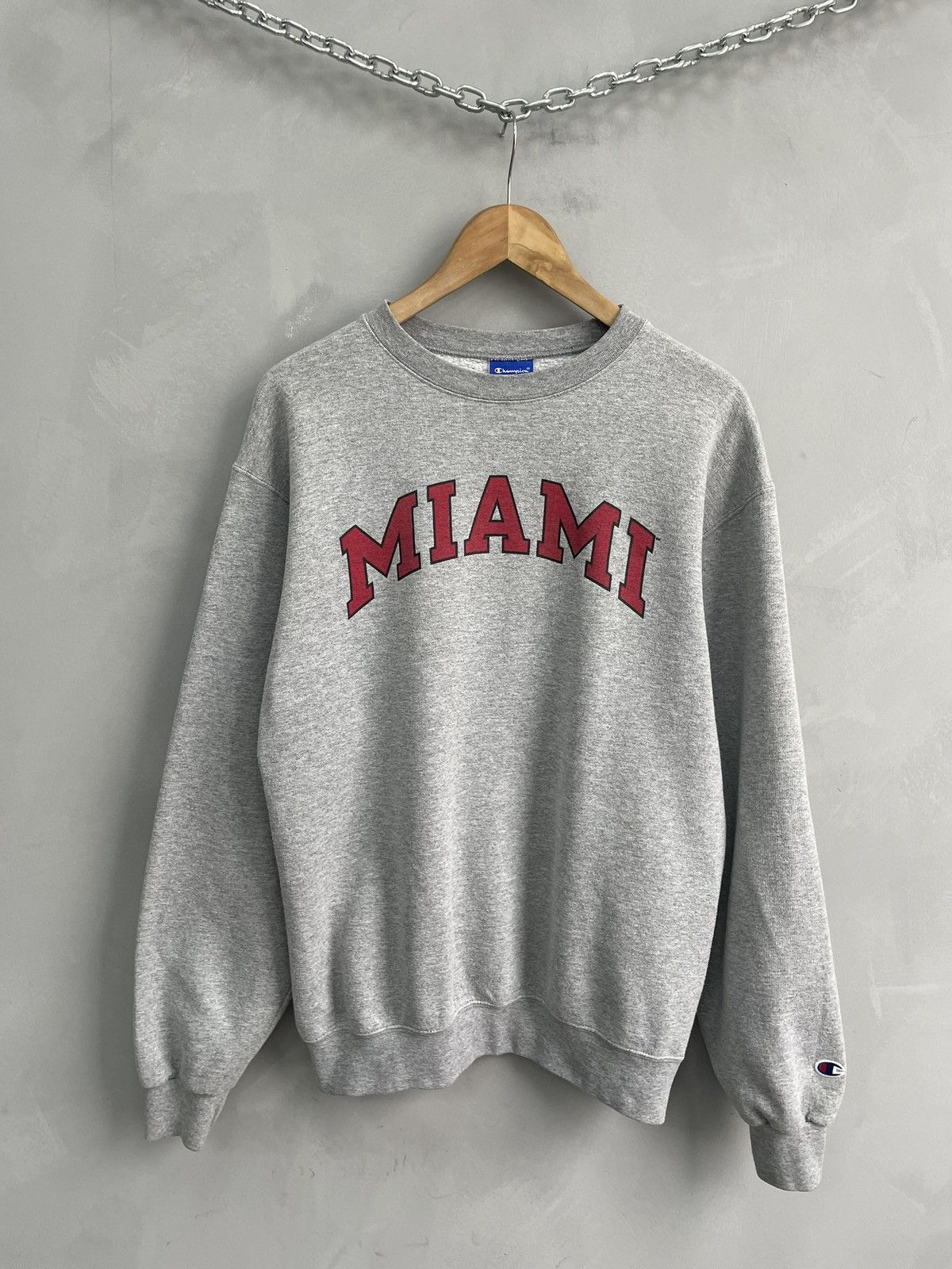 Champion Retro y2k kanye west style champion embroidered sweatshirt Size US M / EU 48-50 / 2 - 1 Thumbnail