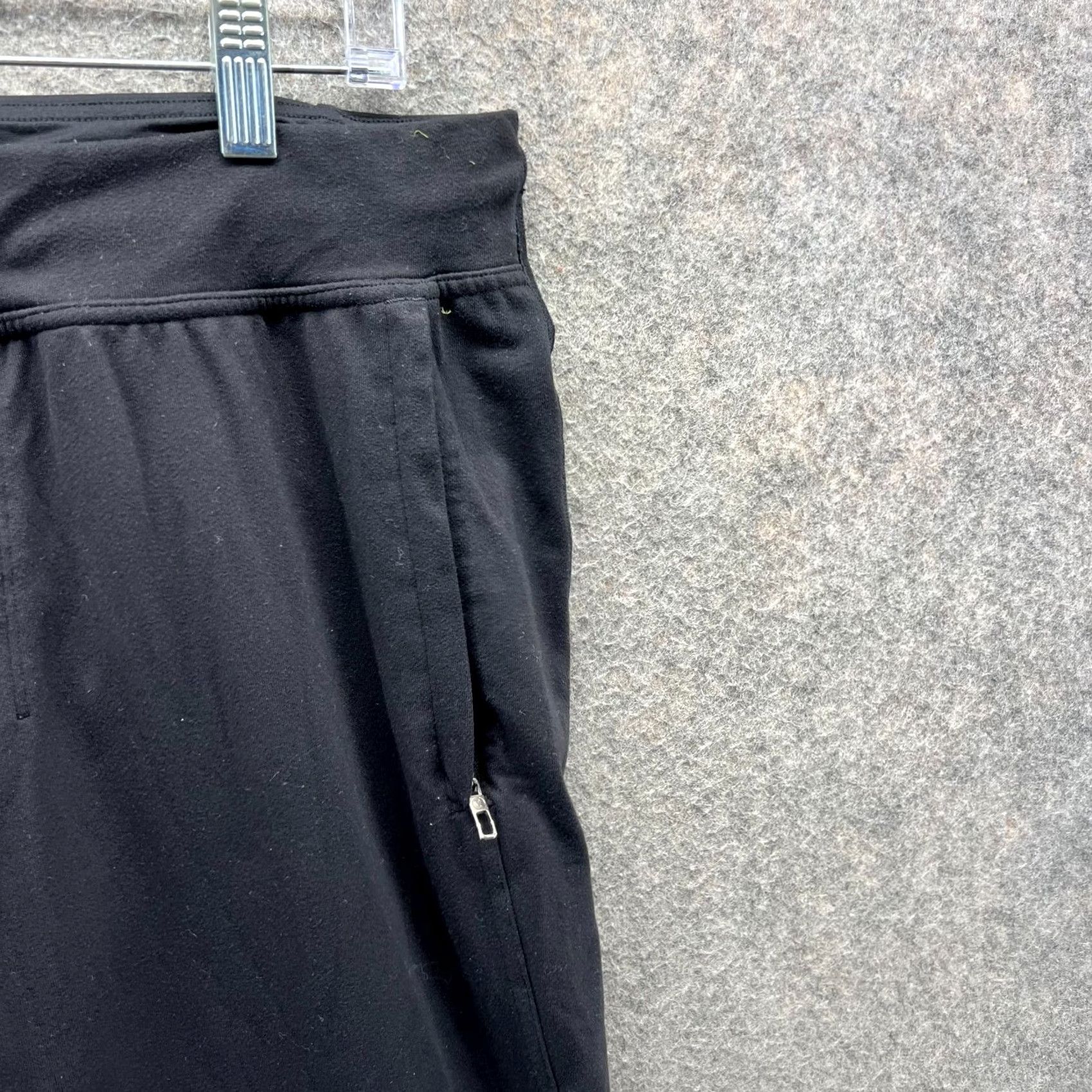 Lululemon Lululemon Pants Womens Medium Black Stretch Tapered Jogger Drawstring Ankle Zip Pockets Size 32" / US 10 / IT 46 - 6 Thumbnail