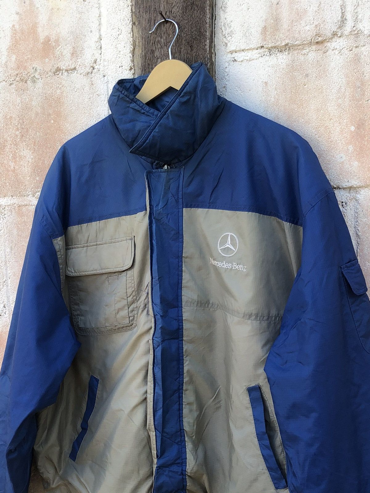 Mercedes-Benz Mercedes Benz Work Jacket Blue Color Size US L / EU 52-54 / 3 - 4 Thumbnail