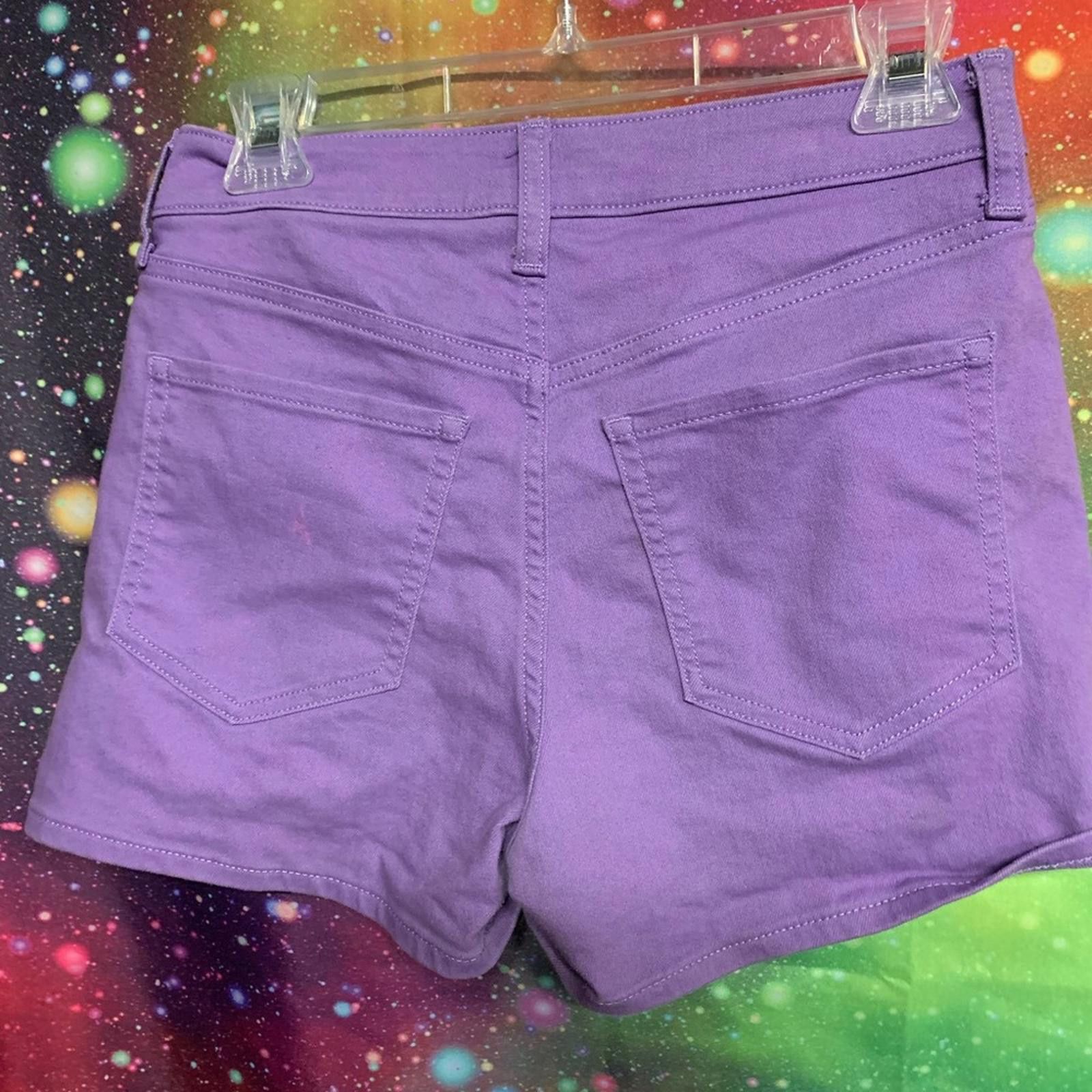 Old Navy Old Navy High Waist Purple Shorts Size 26" / US 2 / IT 38 - 6 Thumbnail