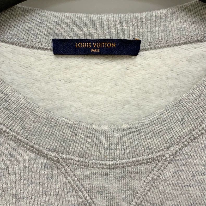 Louis Vuitton Louis Vuitton Grey hoodie Size US L / EU 52-54 / 3 - 3 Thumbnail