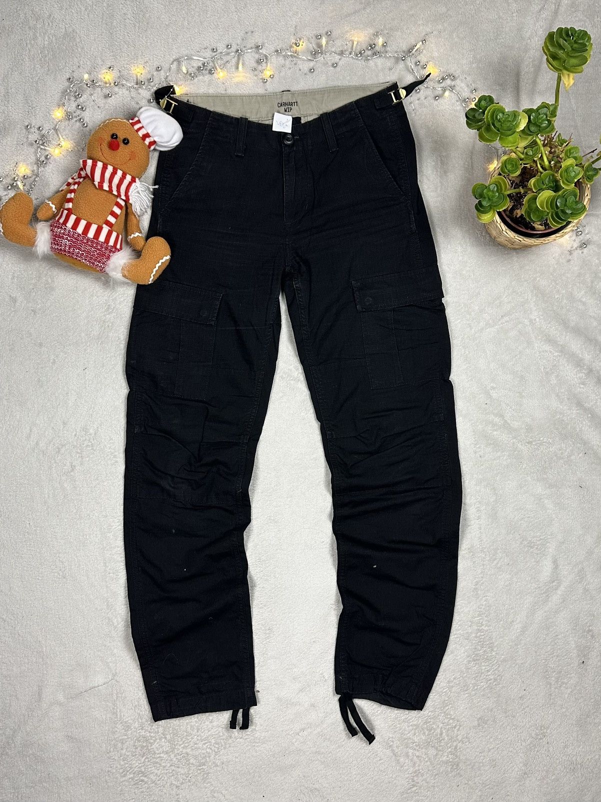 Carhartt Retro Carhartt Vintage Oversize Box Logo Cargo Pants Size US 27 - 2 Thumbnail