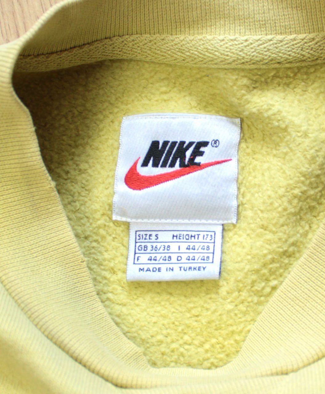 Nike 🔥 Nike Vintage Sweatshirt Big Swoosh Baggy Cropped Japanese Size US S / EU 44-46 / 1 - 3 Thumbnail