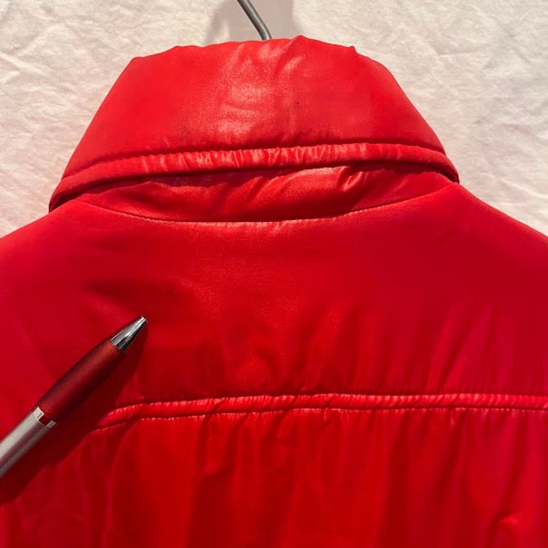 Vintage Vintage Strolz Ski Jacket Red Quilted Zippers 70s 80s Nylon Size US M / EU 48-50 / 2 - 9 Thumbnail