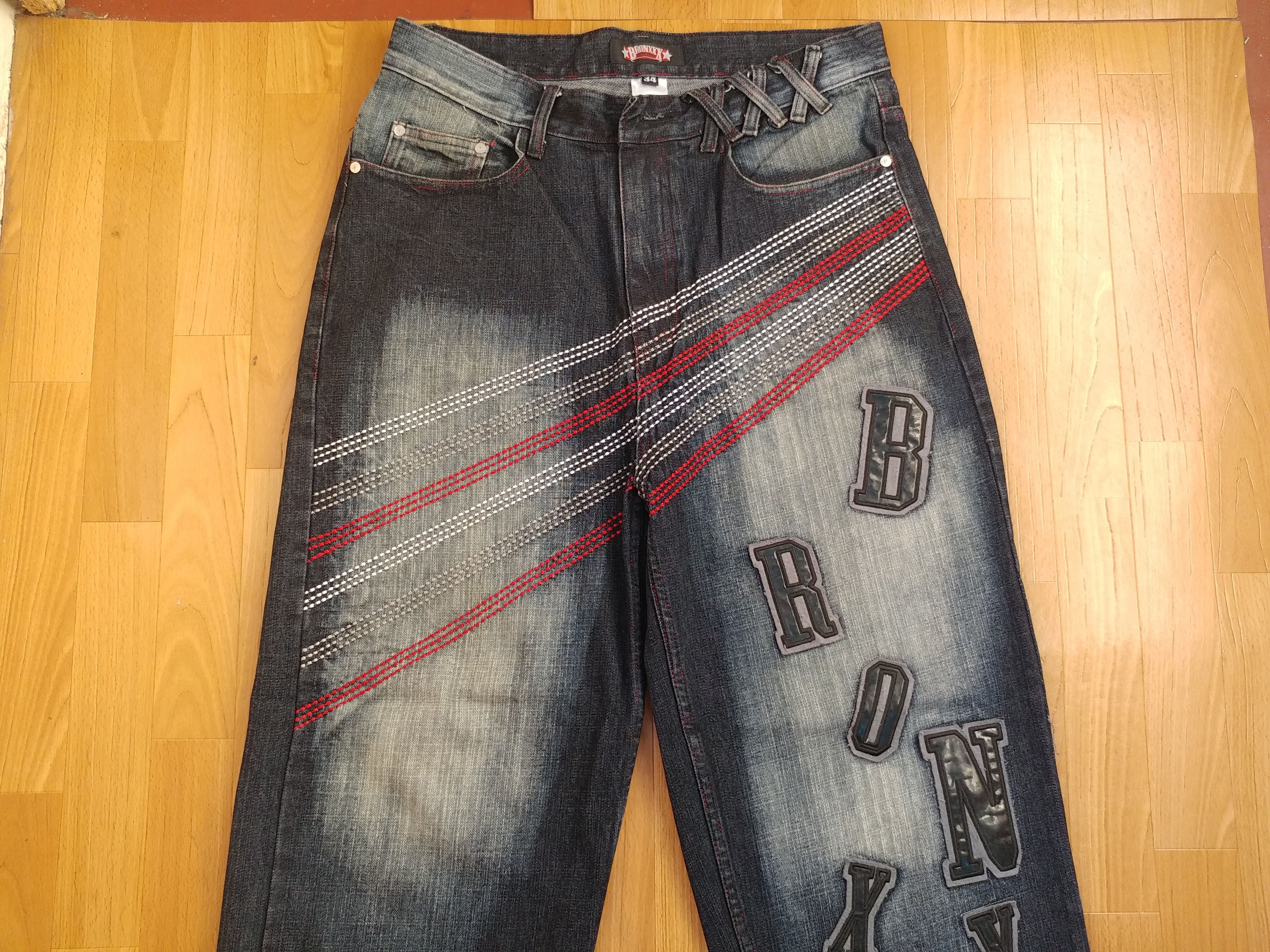 Other Bronxxx jeans, vintage, 90s hip hop, baggy Bronx NYC 34 Size US 34 / EU 50 - 3 Thumbnail