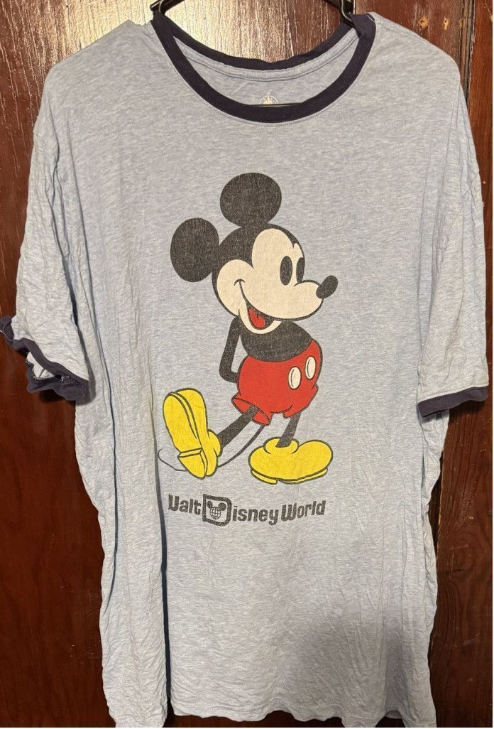 Disney Mickey Mouse Disney Ringer T-Shirt Blue Men's Size XL Size US XL / EU 56 / 4 - 1 Thumbnail
