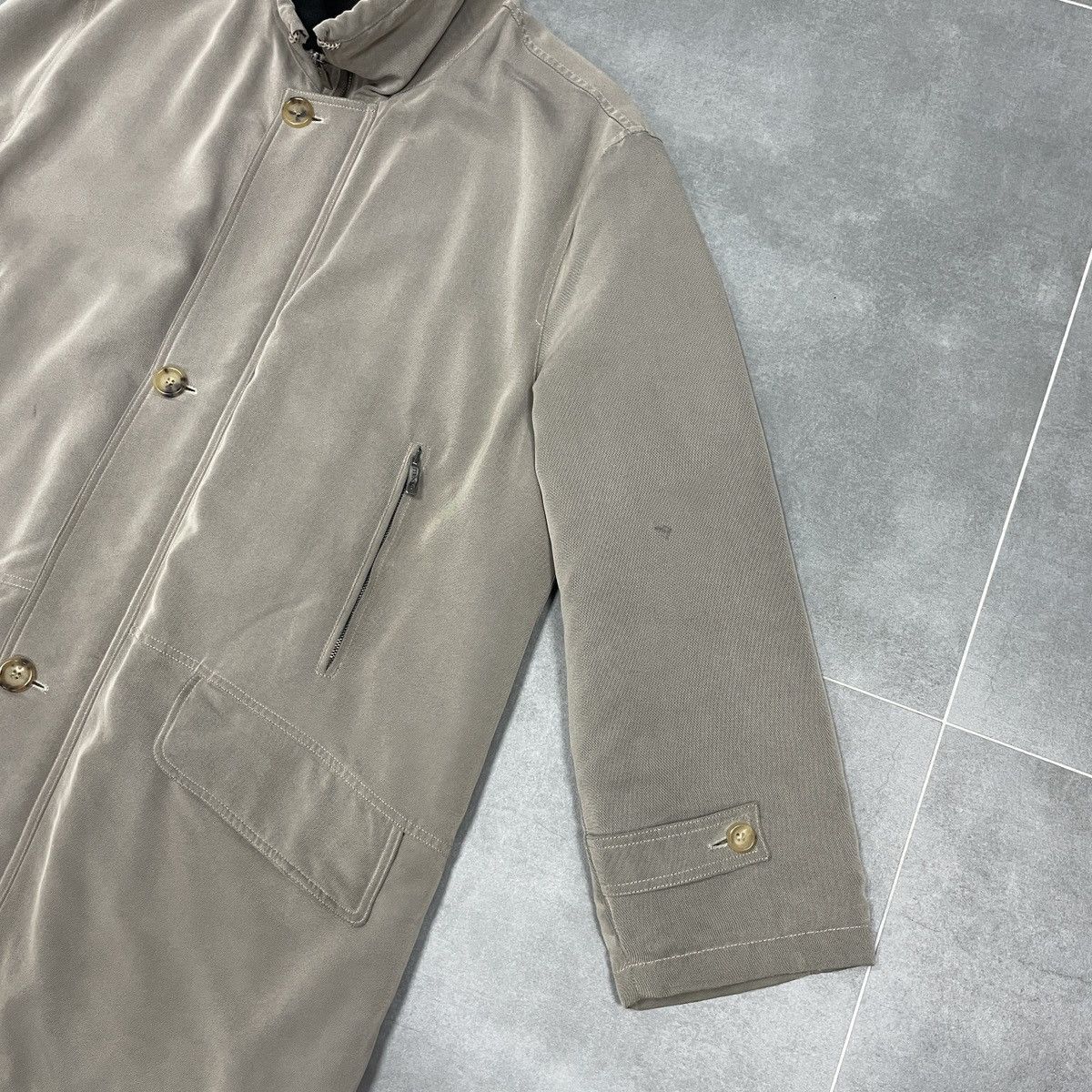 Canali Canali Coat Jacket Size 52 Size US L / EU 52-54 / 3 - 10 Thumbnail