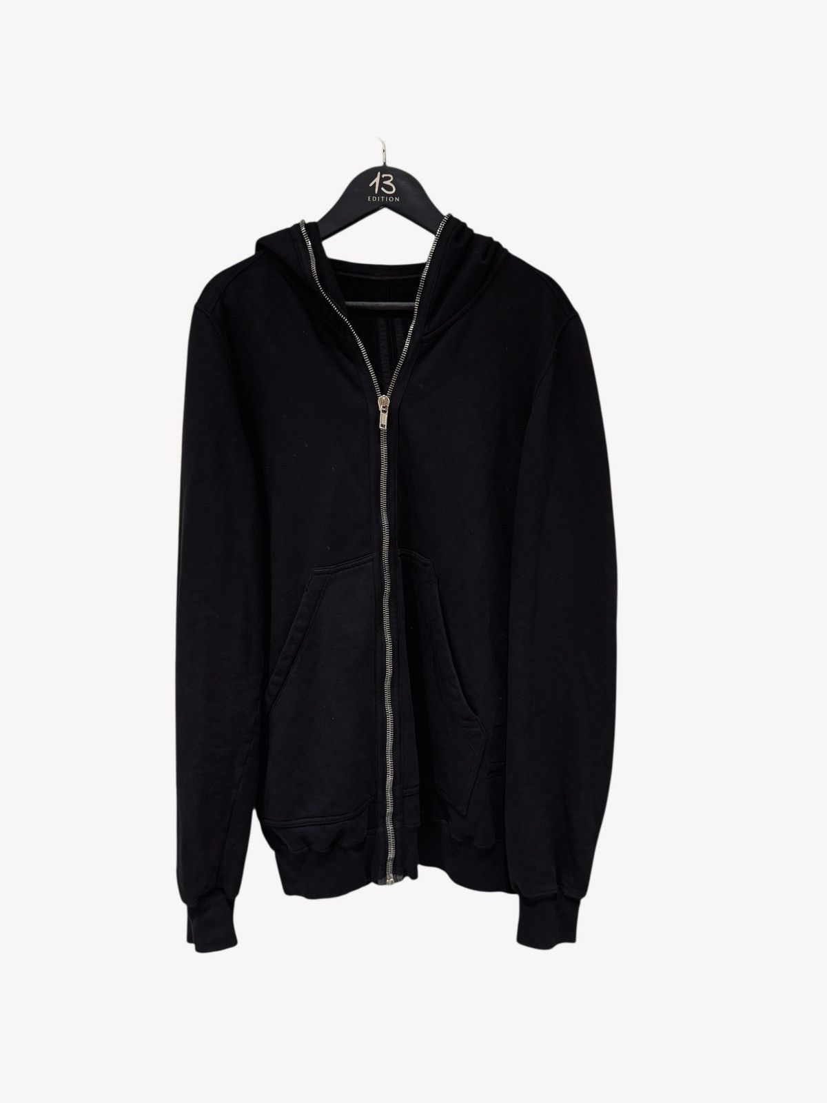 トップス Rick Owens DRKSHDW zip hoodie DRKSHDW BY RICK OWENS Garment-Dyed Cotton-Jersey Zip-Up