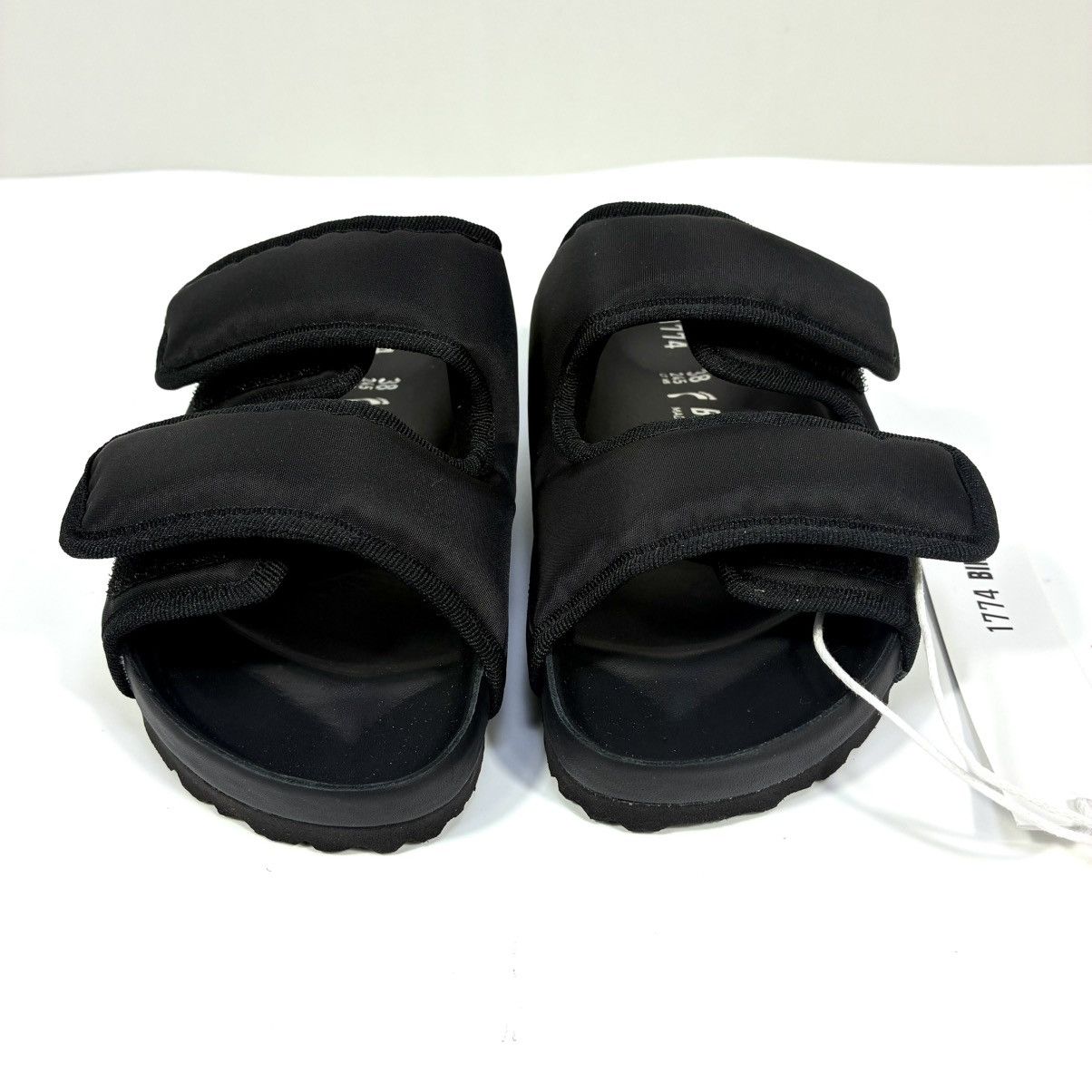 Birkenstock Birkenstock 1774 Arizona Cosny Nylon Sandals Black 38 7 NEW Size US 7 / IT 37 - 17 Thumbnail