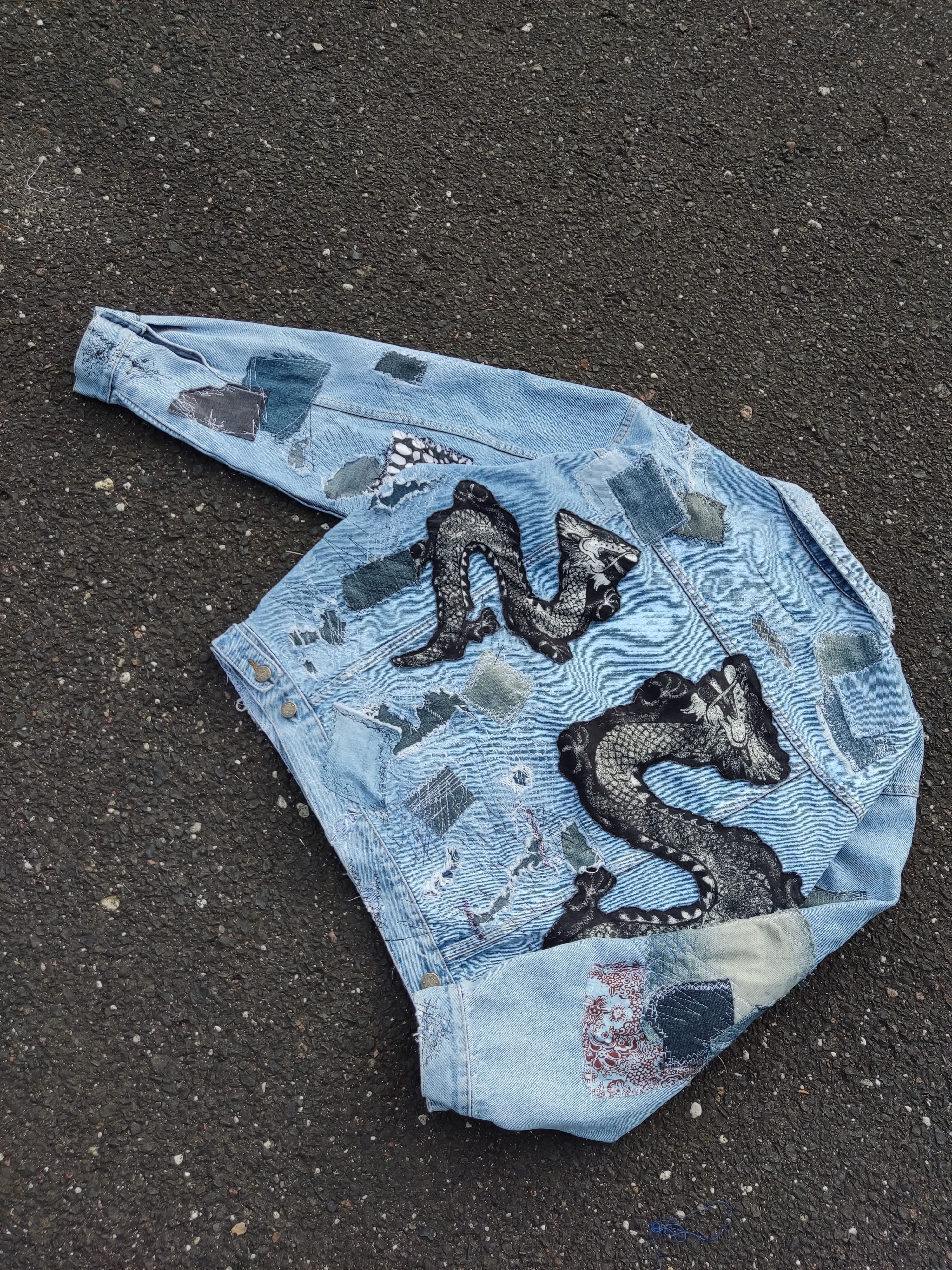 Kapital × Kapital Kountry Kapital Boro Inspired Jacket Distressed Patchwork Repaired Size US L / EU 52-54 / 3 - 4 Thumbnail