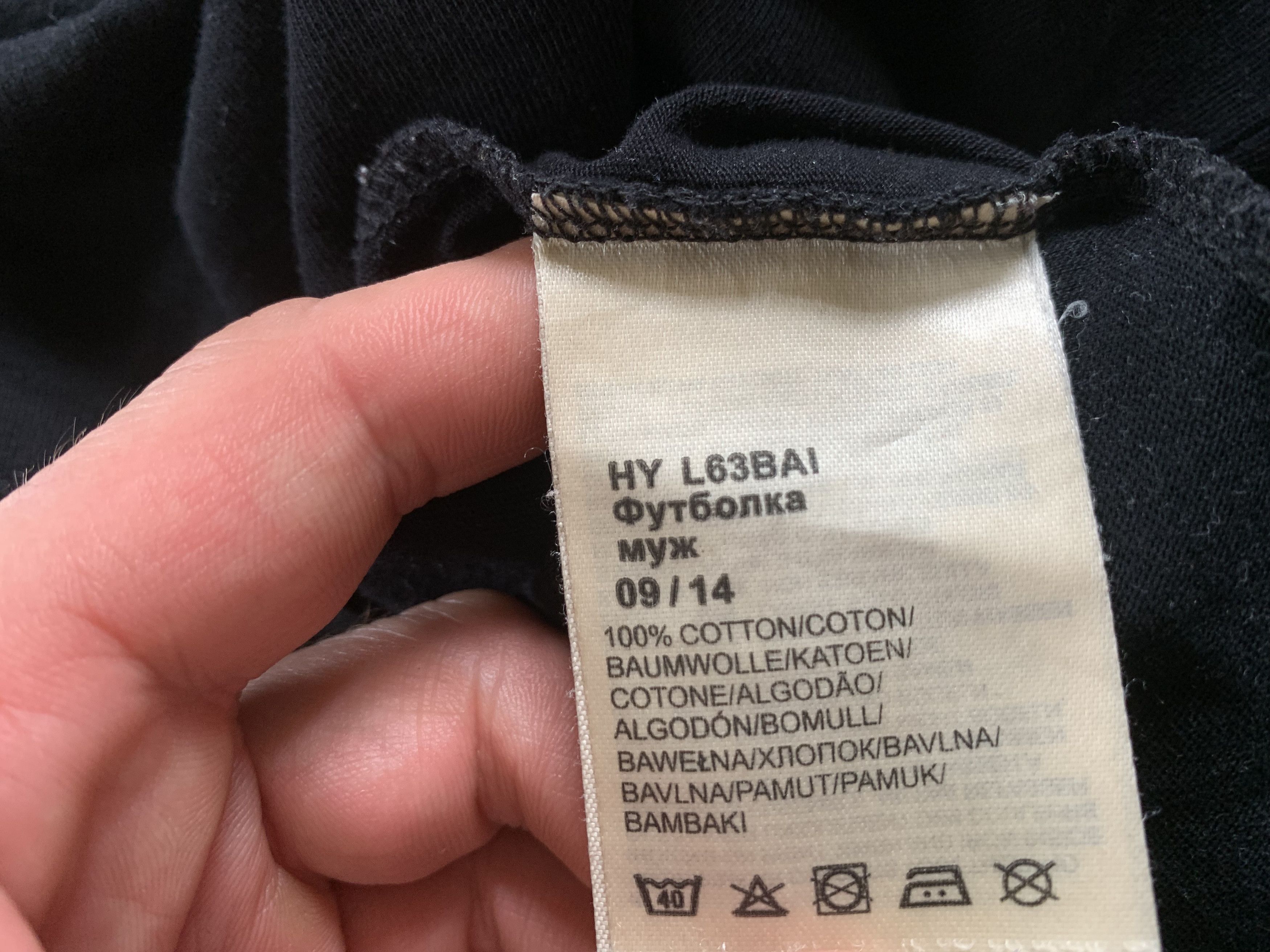 Lee × Vintage Rare Lee Orjan Andersson Black Pocket T Shirt Size US L / EU 52-54 / 3 - 7 Thumbnail