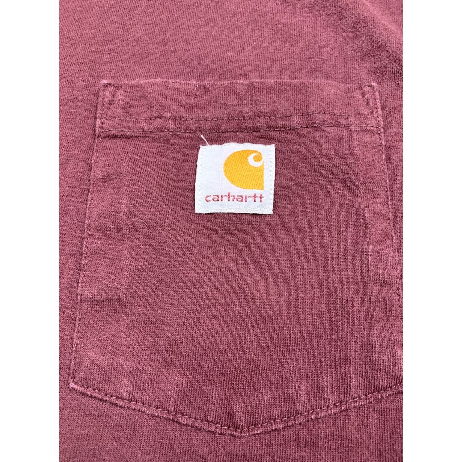 Carhartt VINTAGE Carhartt Burgundy Cropped Pocket Front Shirt Womens Medium-12780 Size M / US 6-8 / IT 42-44 - 4 Thumbnail