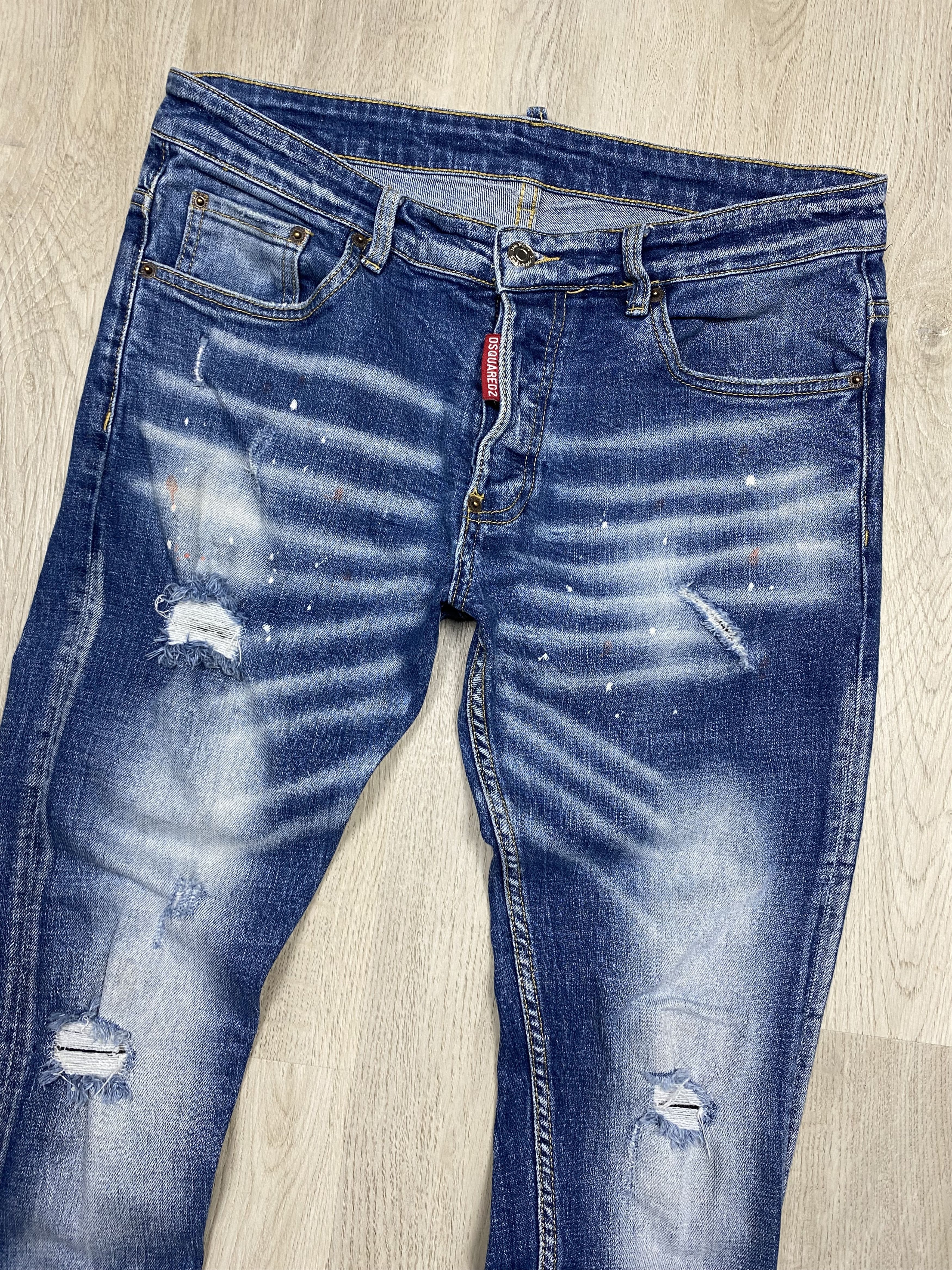 Dsquared2 Dsquared2 Vintage Mens Distressed Denim Pants Jeans Size US 34 / EU 50 - 6 Thumbnail