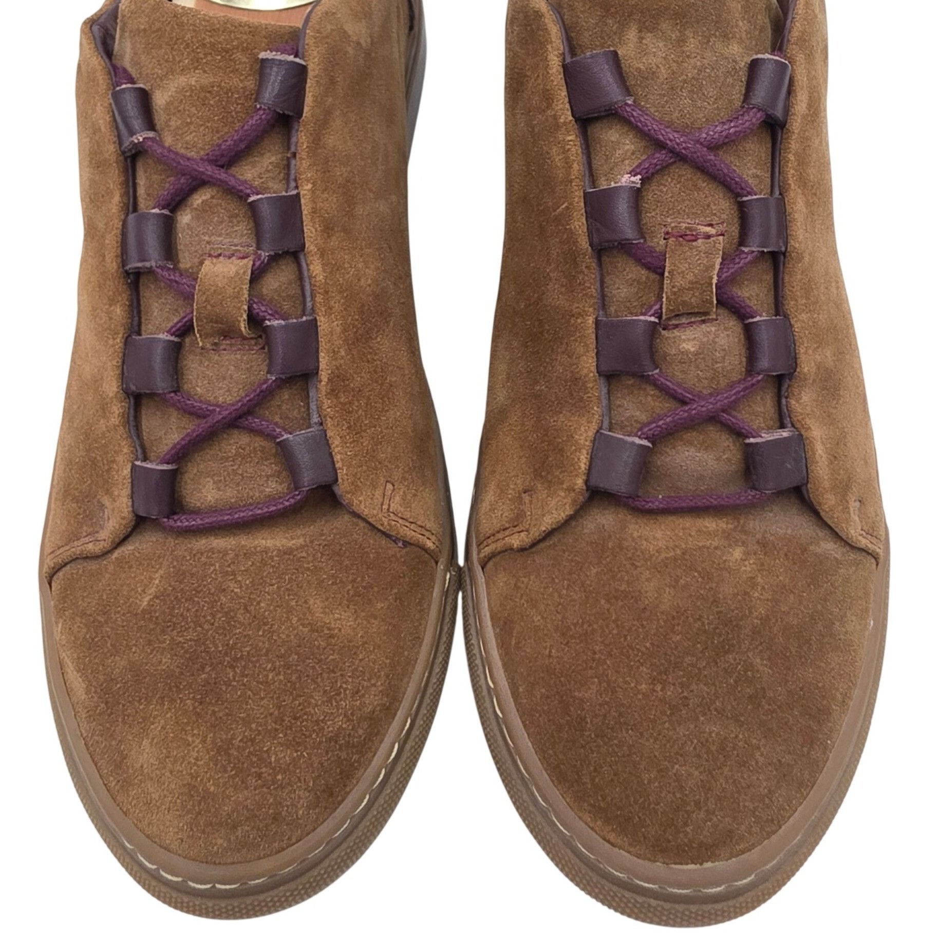 Other Worn Once? Noah Waxman Essex Sneakers Men 9.5 Brown Leather Size US 9.5 / EU 42-43 - 2 Thumbnail