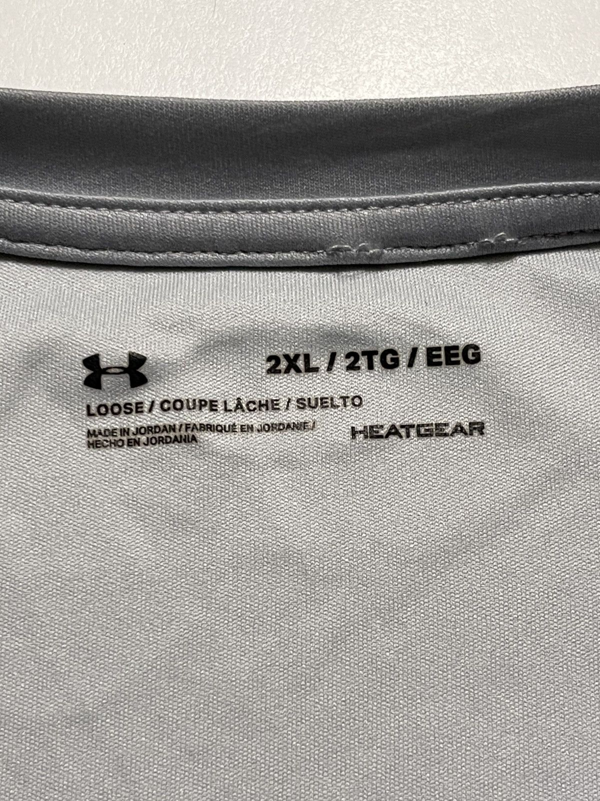 Under Armour Under Armour Men’s 2XL Loose Fit Marbled Gray Active Shirt Size US XXL / EU 58 / 5 - 8 Thumbnail