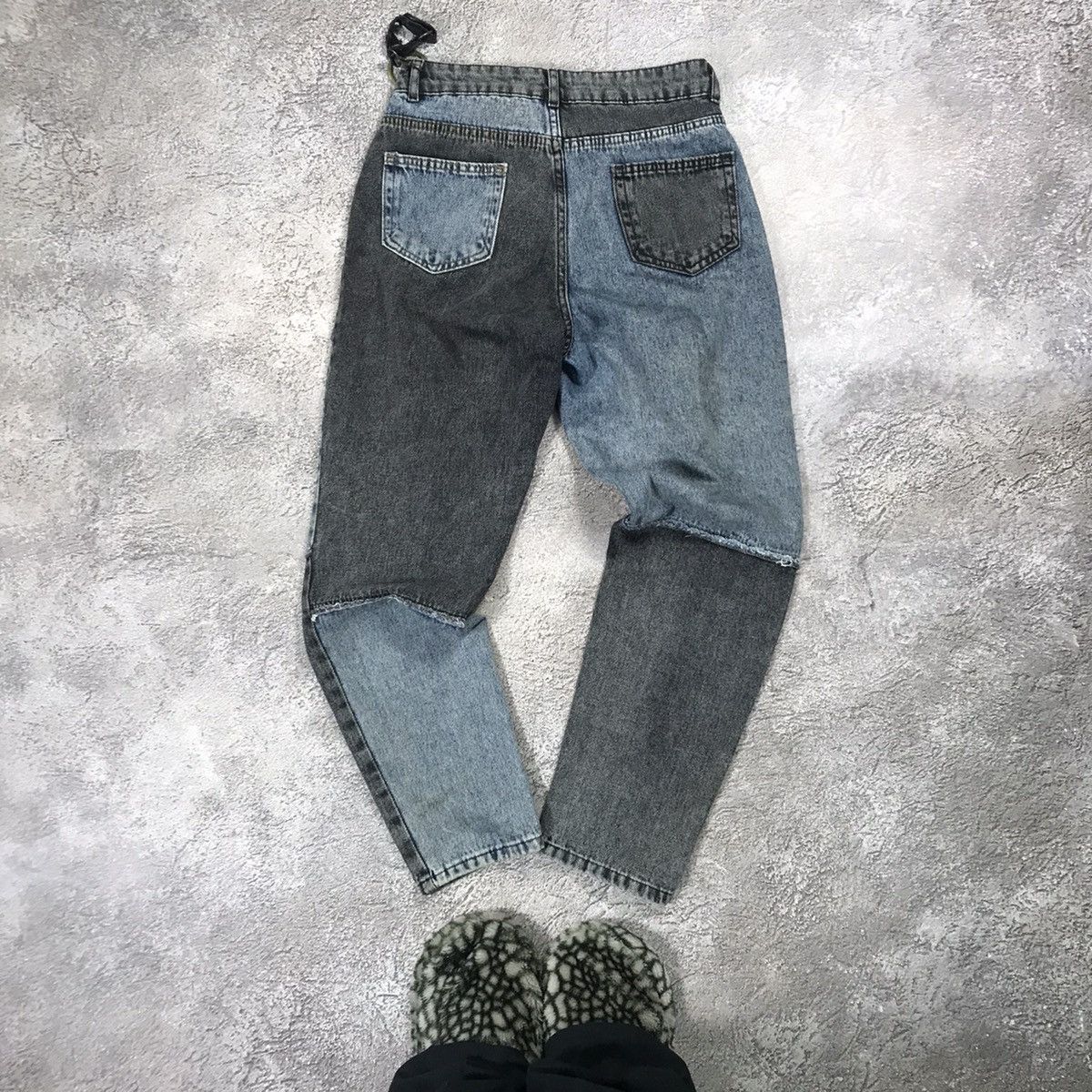 Vintage Vintage Y2K Distressed Baggy Jeans Grunge Skater Graphic 28 Size 28" / US 6 / IT 42 - 5 Thumbnail