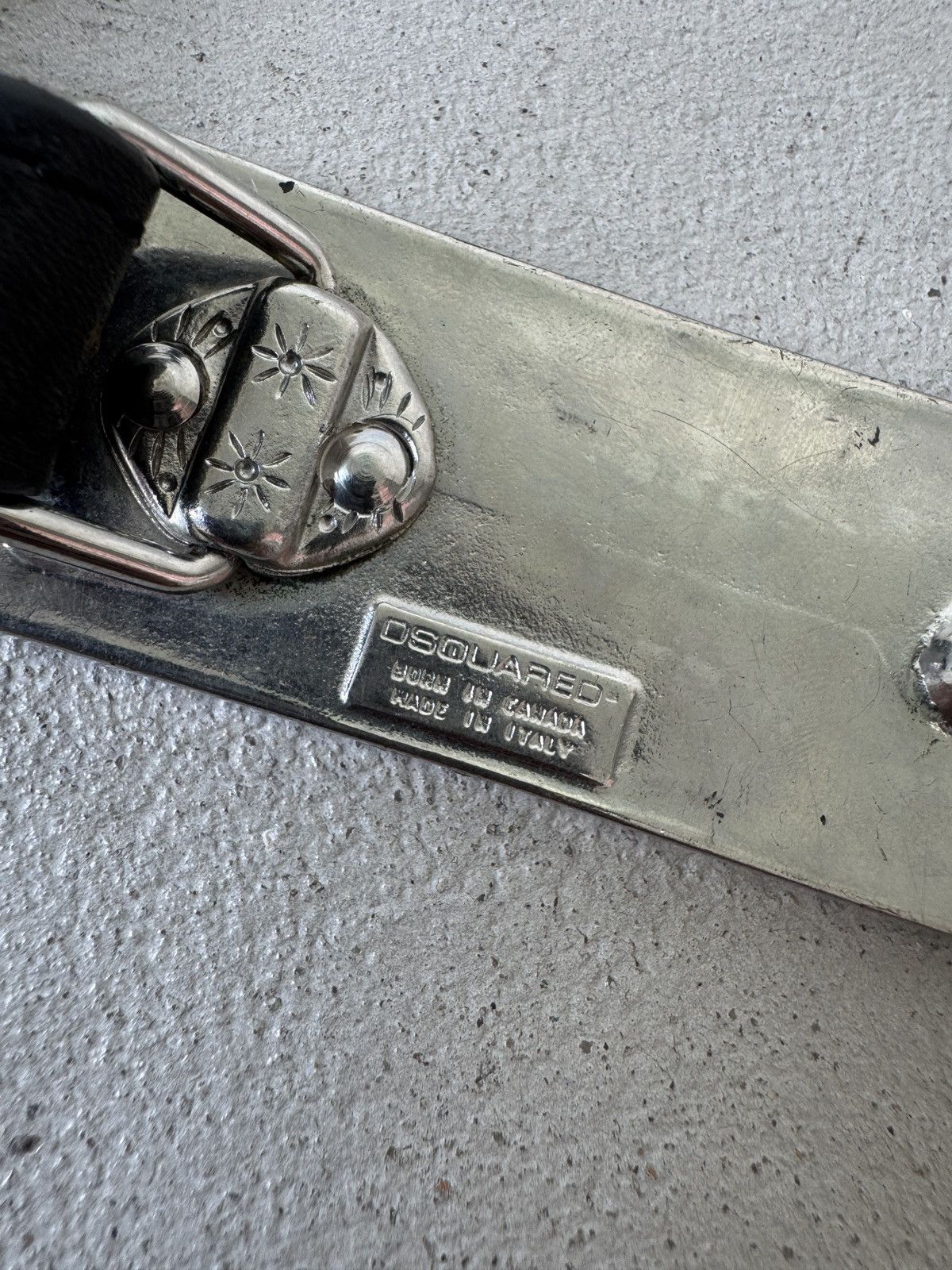 Designer × Dsquared2 Vintage Dsquared Belt Italy Size 30 - 9 Thumbnail
