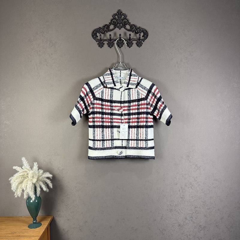 Dior Dior Check Pattern Short Sleeve Jacket Size 36 Size XS / US 0-2 / IT 36-38 - 1 Thumbnail