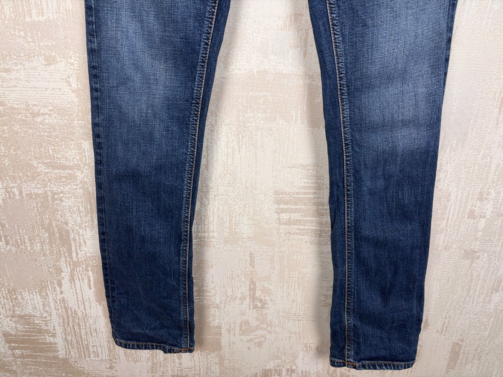 Nudie Jeans Nudie Jeans Co Grim Tim Dark Blue Orange W 32 L 34 Size US 32 / EU 48 - 4 Thumbnail