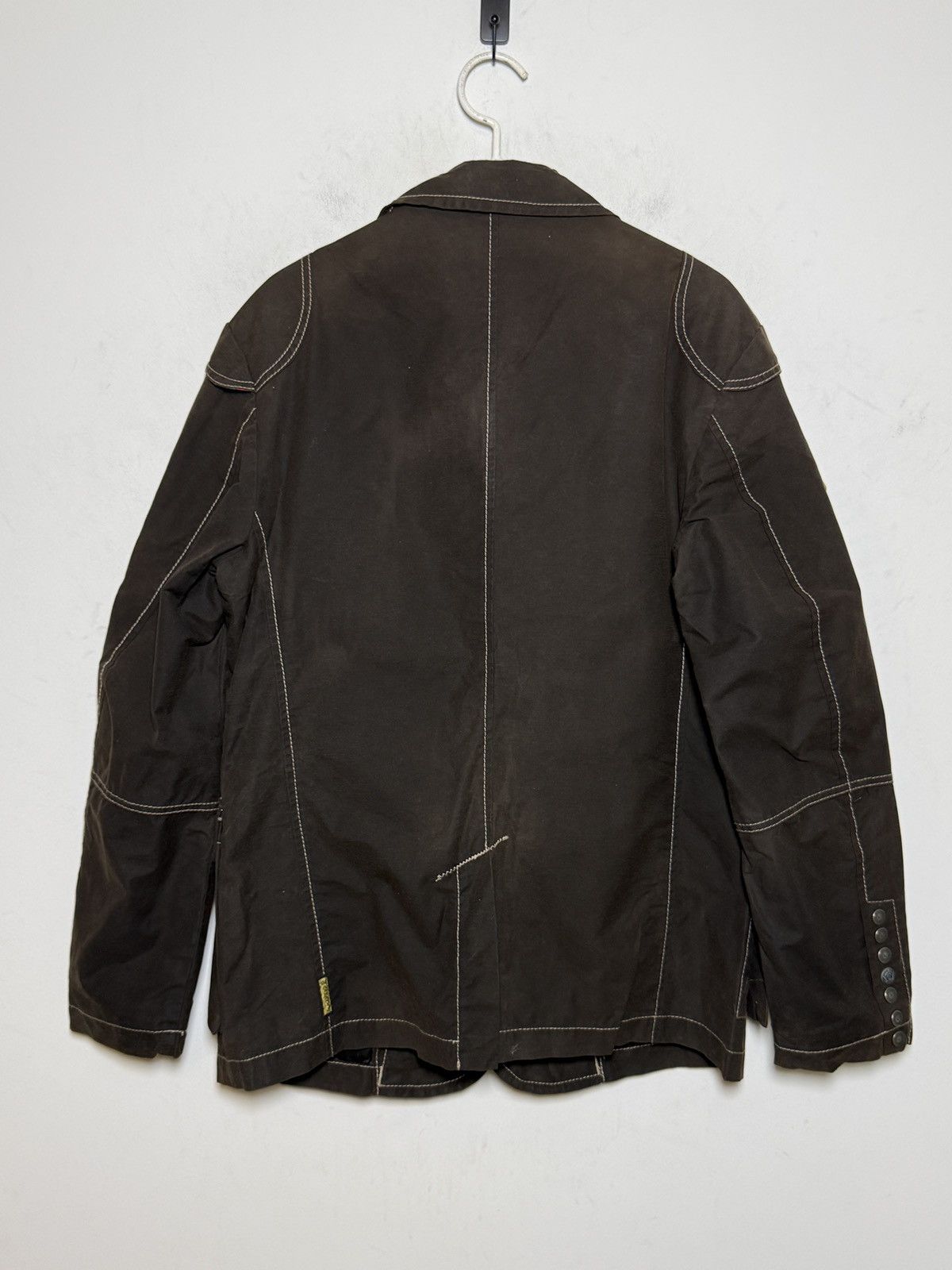Giorgio Armani Armani waxed/polyurethane-coated multipocket field jacket Size US L / EU 52-54 / 3 - 12 Thumbnail