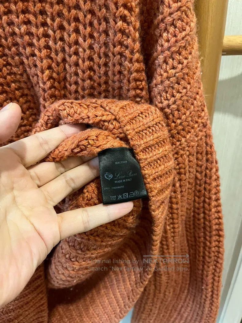 Loro Piana Loro Piana Merlot Cashmere Sweater Size M / US 6-8 / IT 42-44 - 3 Thumbnail