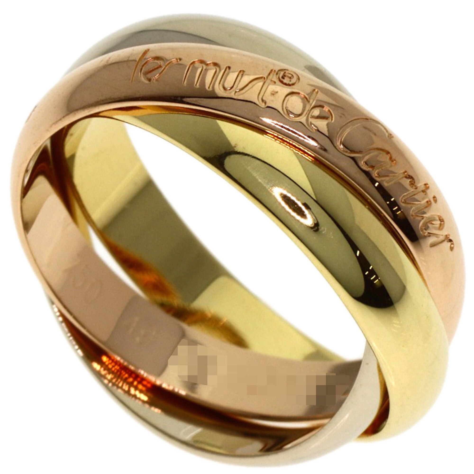 Cartier Cartier Trinity #49 Ring, 18K Yellow Gold/18K White Pink Gold, Women's, CARTIER Size ONE SIZE - 1 Thumbnail