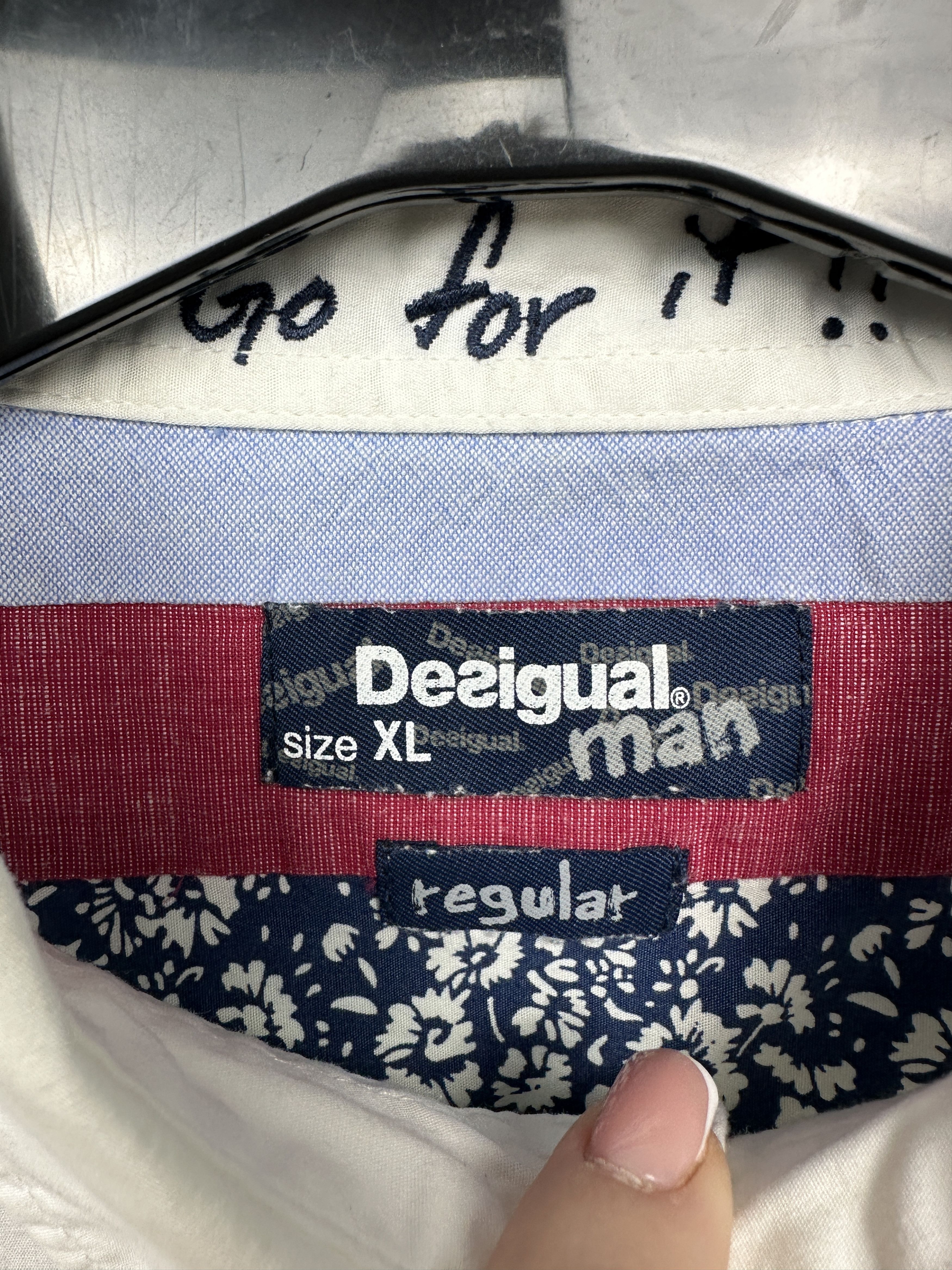 Desigual Desigual Mens Long Sleeve Shirt Size US XL / EU 56 / 4 - 4 Thumbnail