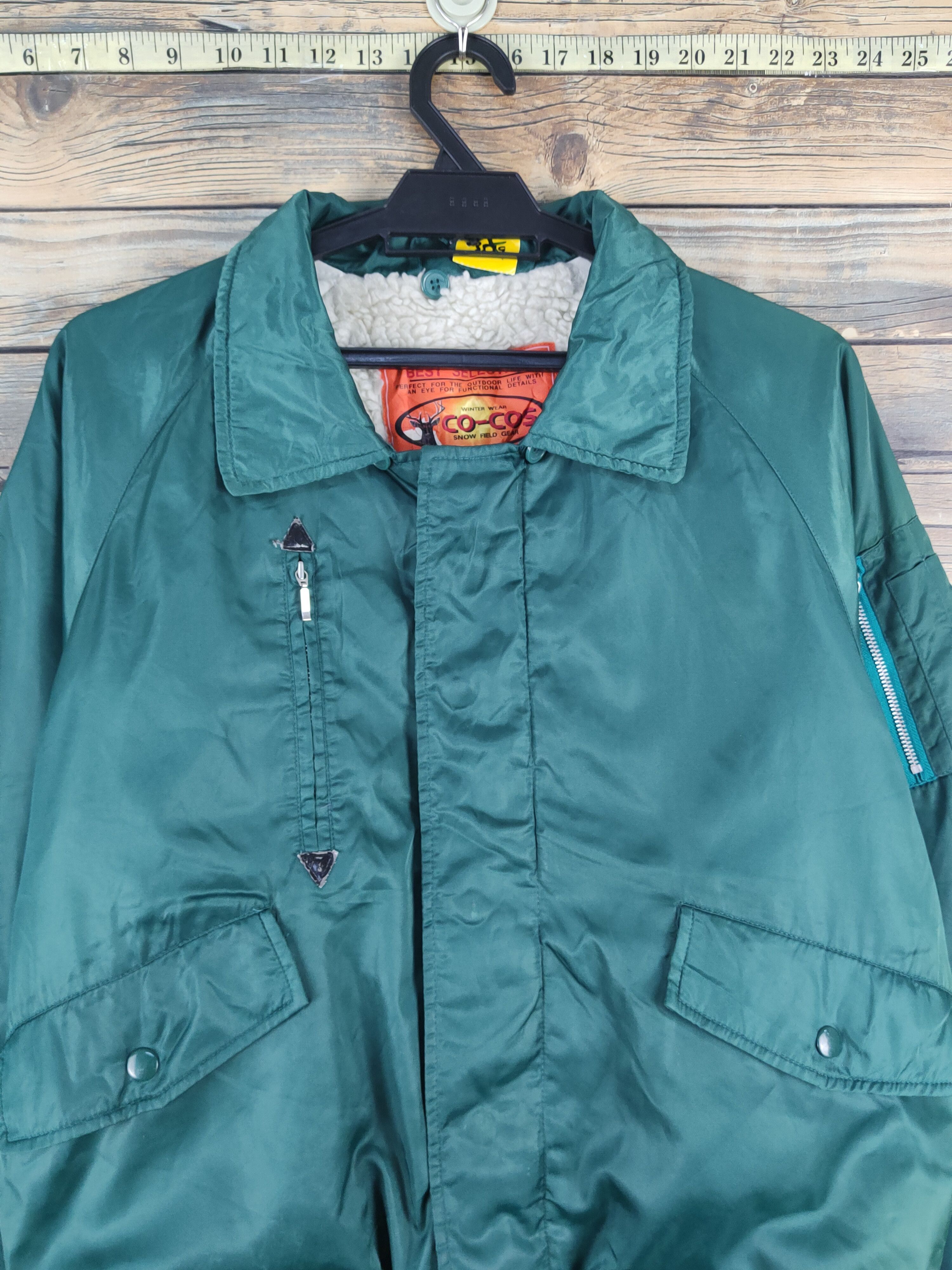 Vintage Co-cos Green vintage light Jackets #W1653 Size US M / EU 48-50 / 2 - 2 Thumbnail