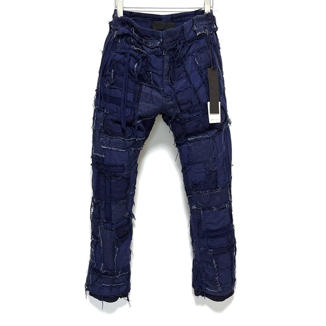 Haider Ackermann HAIDER ACKERMANN 16SS PATCHWORK TROUSERS Indigo  