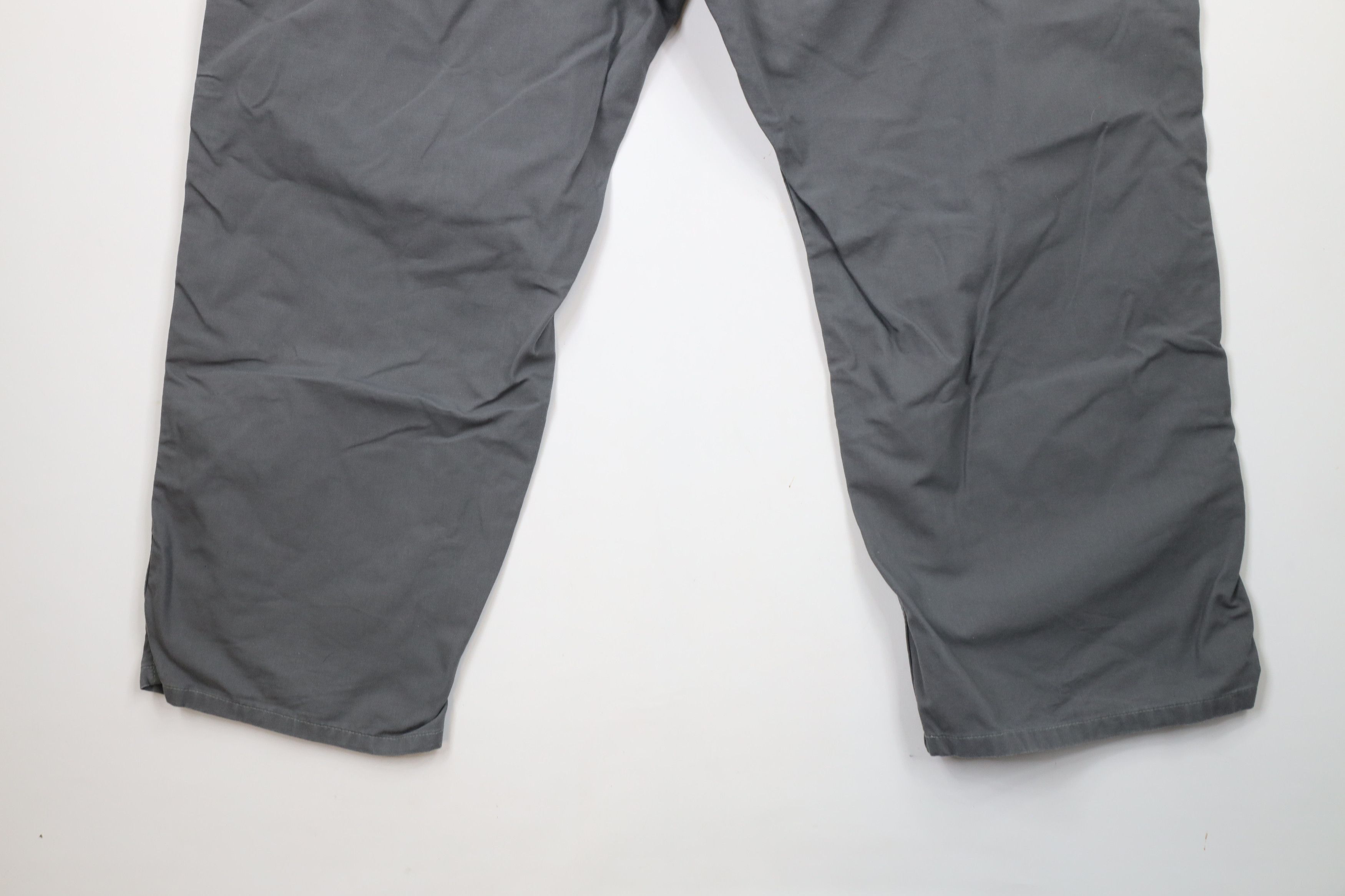 Carhartt × Vintage Vintage Y2K Carhartt Canvas Wide Leg Dungaree Pants Gray Size US 44 / EU 60 - 10 Thumbnail