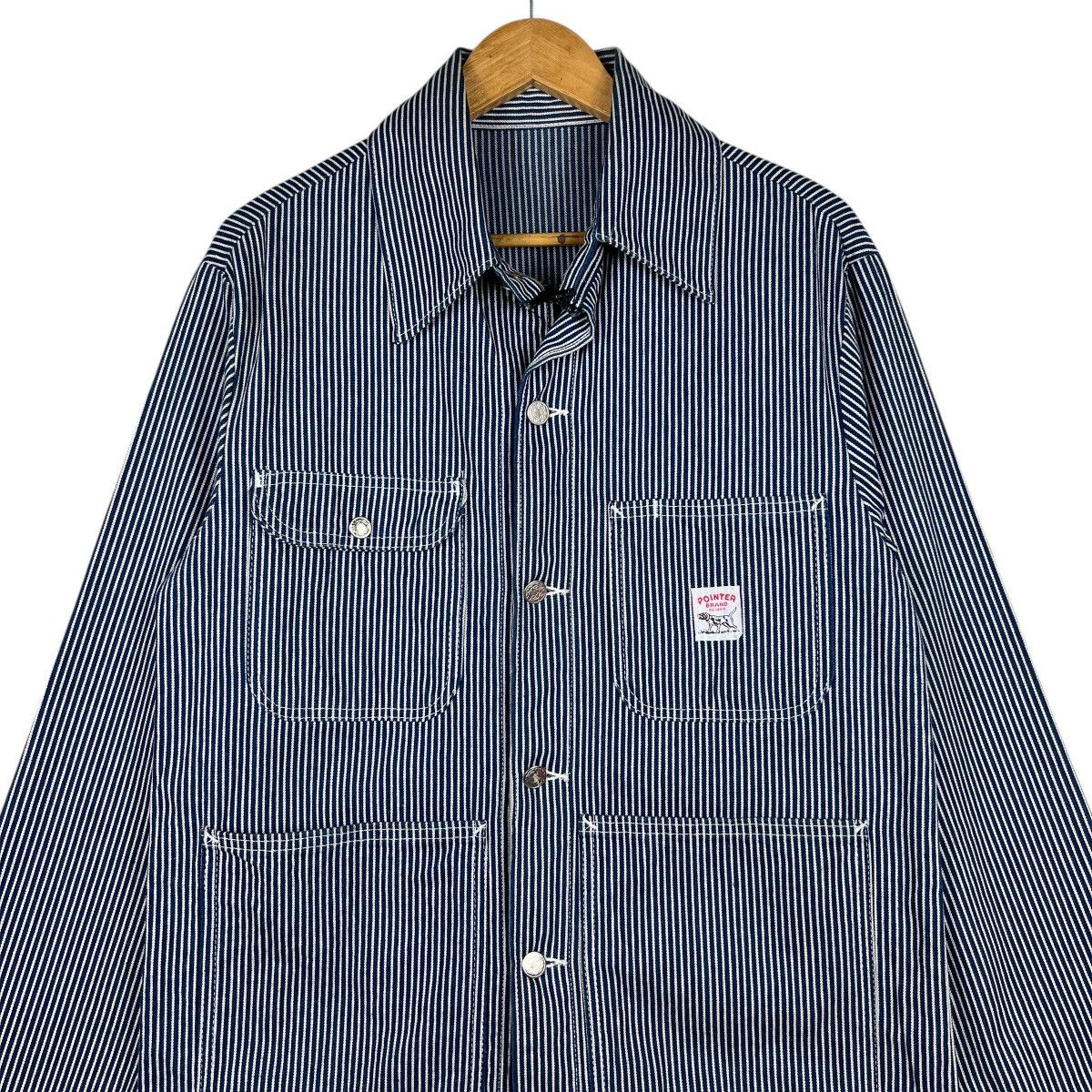 Pointer 🔥 Vintage Pointer Hikory Stripe Chore Jacket Made In Usa Size US S / EU 44-46 / 1 - 6 Thumbnail