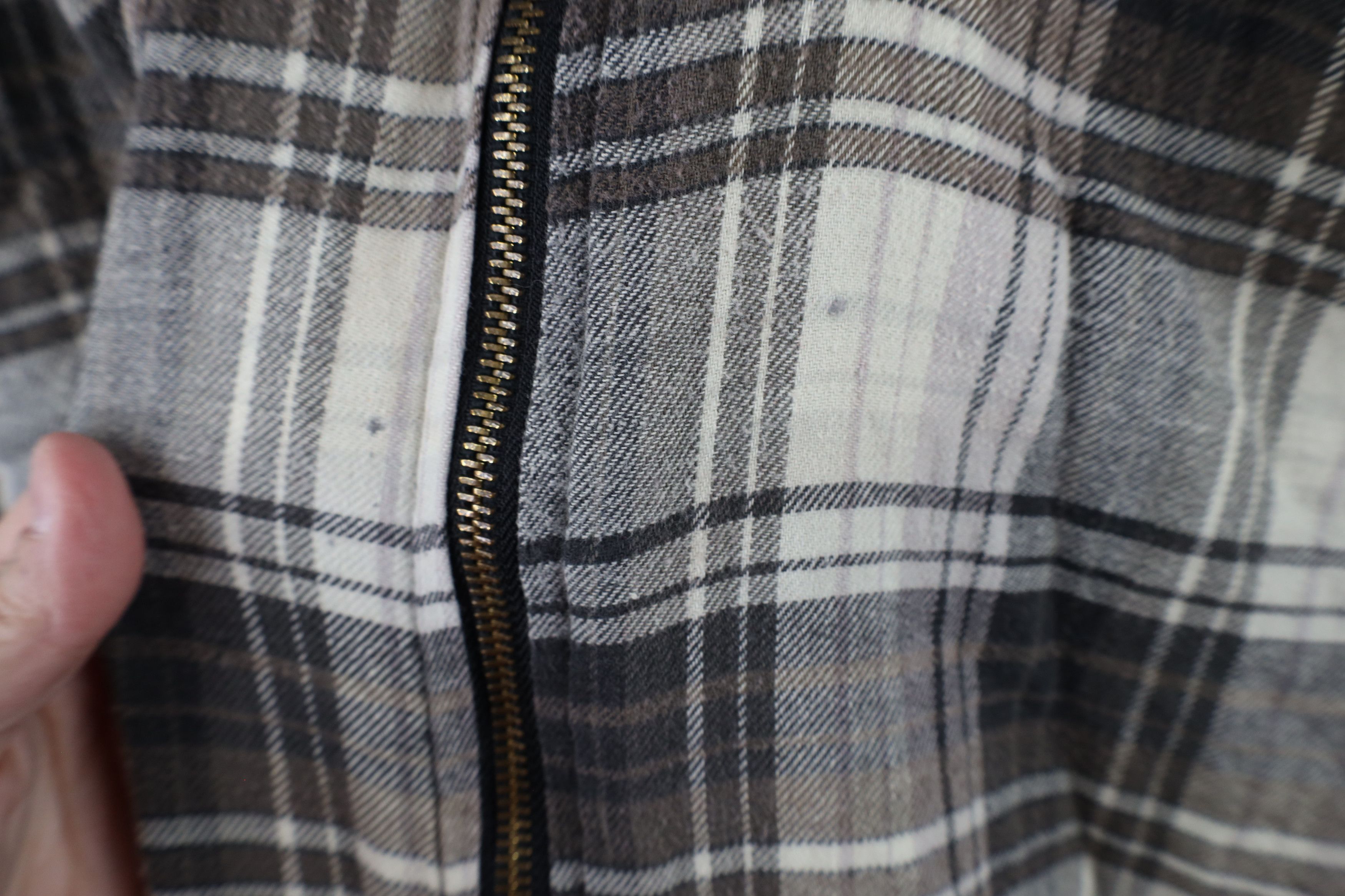 Vintage Vintage 90s Streetwear Fleece Lined Flannel Shirt Jacket Size US L / EU 52-54 / 3 - 8 Thumbnail