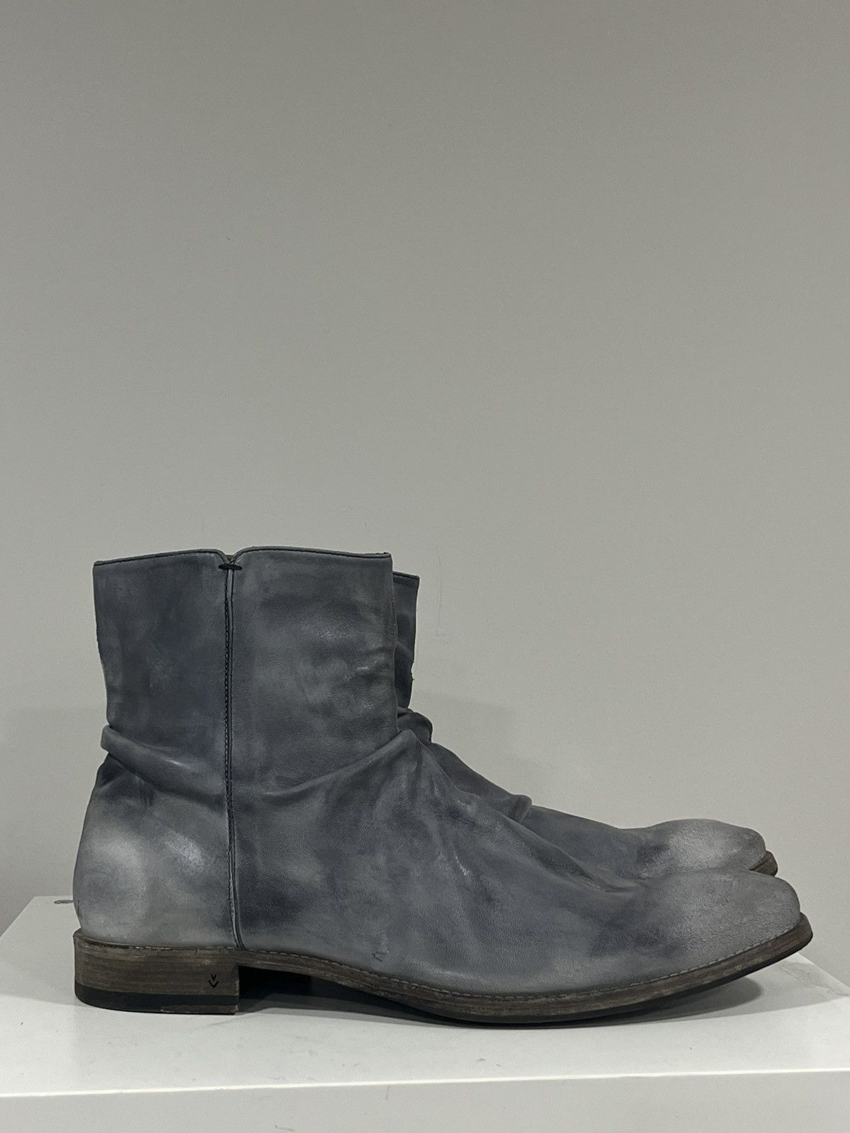 John Varvatos Morrison Sharpei Leather Boot 13 Size US 13 / EU 46 - 2 Thumbnail