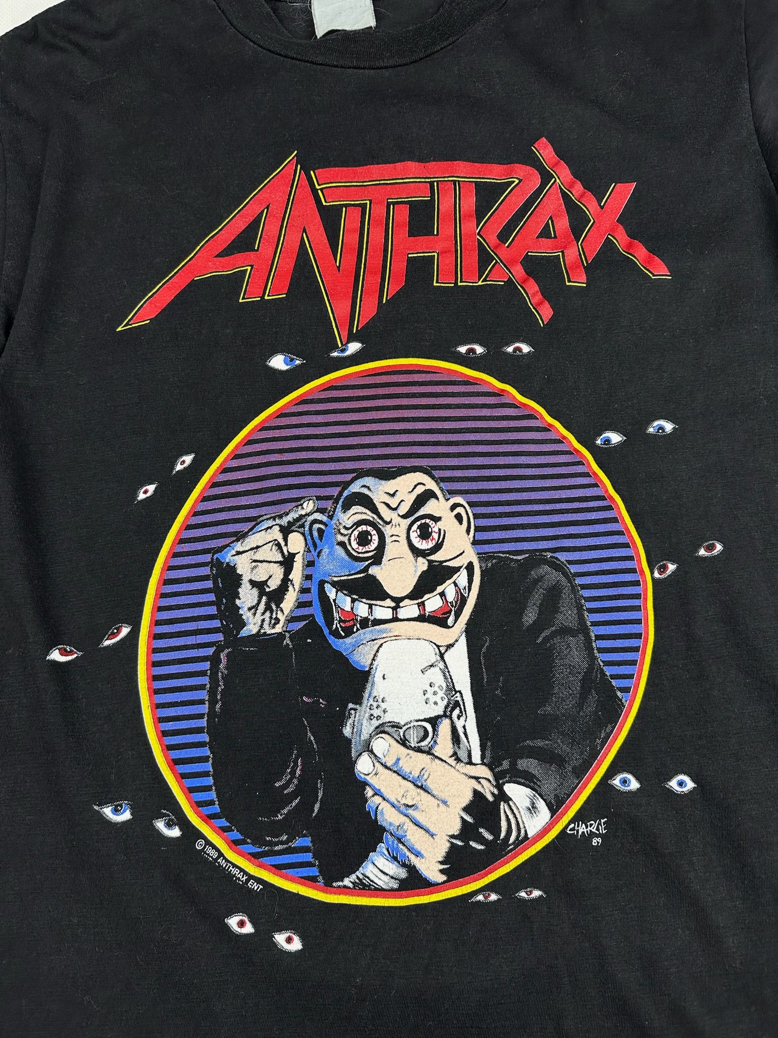Band Tees Vintage Anthrax T Shirt Size US M / EU 48-50 / 2 - 6 Thumbnail