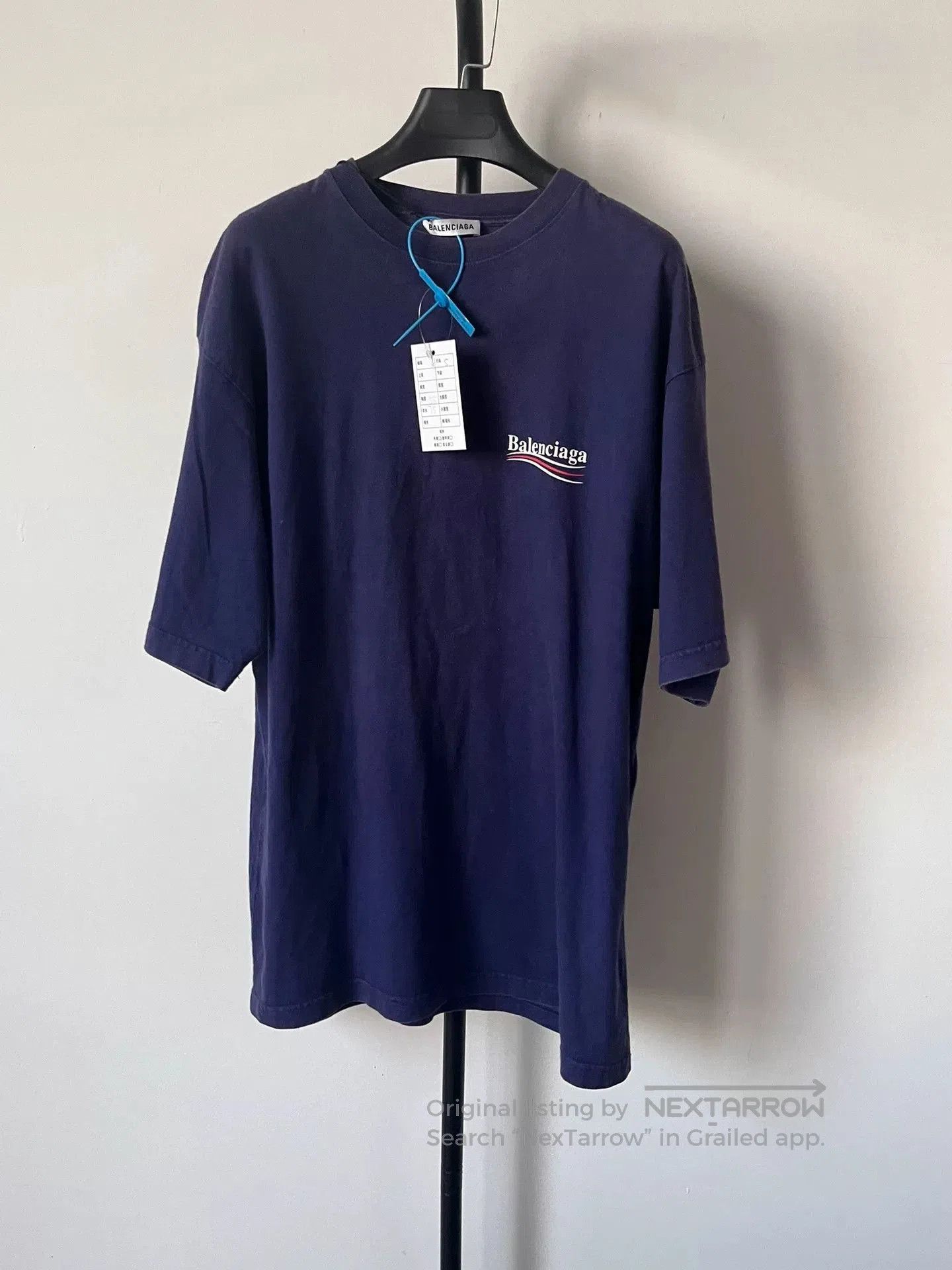 Balenciaga Balenciaga Logo Short Sleeve T. Size US S / EU 44-46 / 1 - 2 Thumbnail