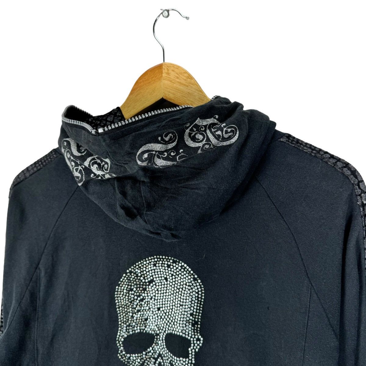 If Six Was Nine ☀️CRAPS SKULL HOODIE ZIPPER SWEATER Size US L / EU 52-54 / 3 - 6 Thumbnail