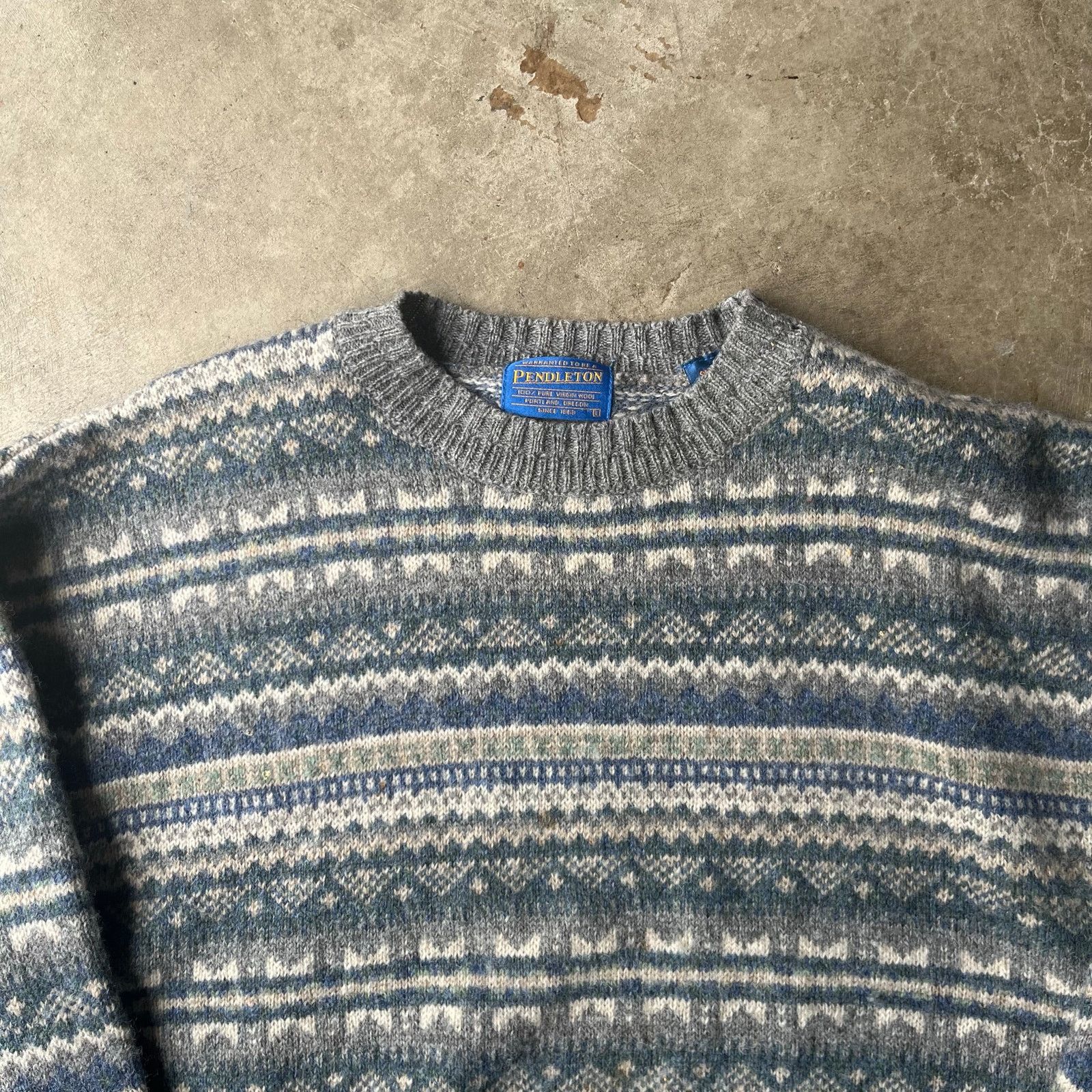 Vintage VINTAGE PENDLETON WOOL SWEATER KNIT 90S LARGE EARTH TONE Size US L / EU 52-54 / 3 - 3 Thumbnail
