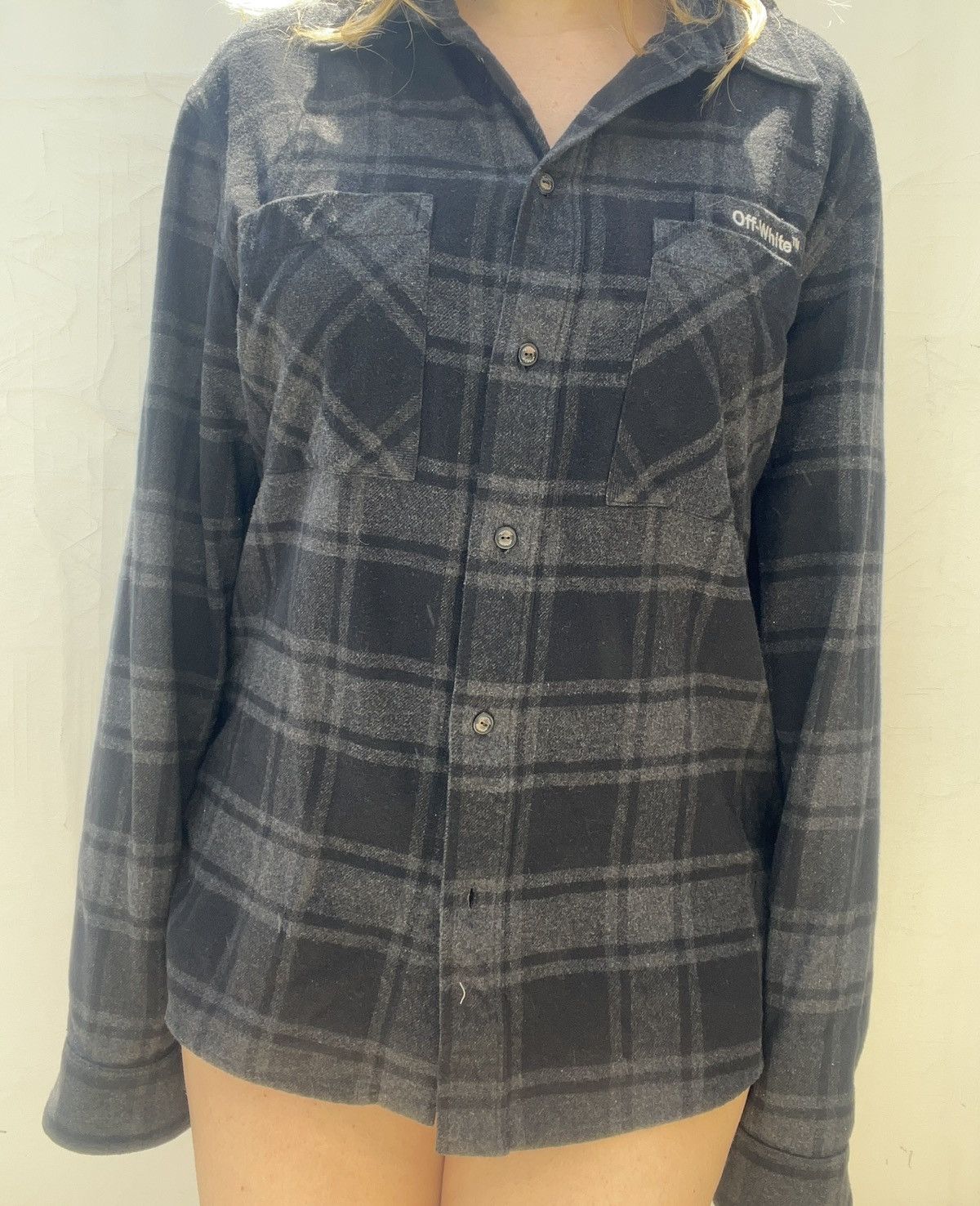 Off-White Off-white button up flannel Size US XL / EU 56 / 4 - 2 Thumbnail