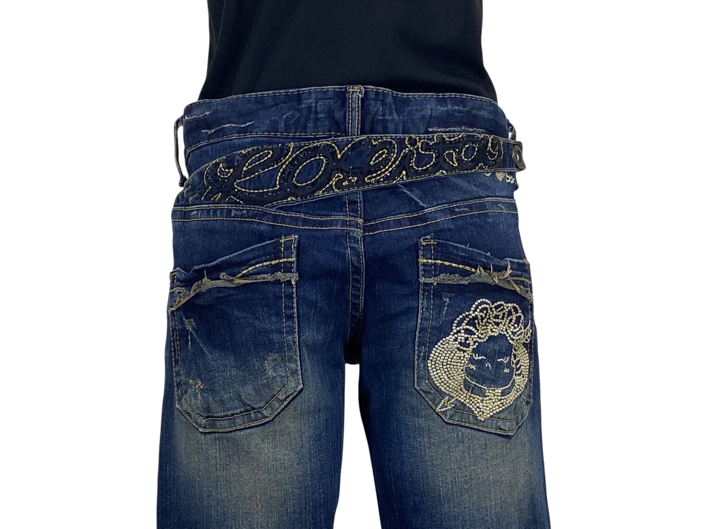 Japanese Brand Lolita Jeans Flare Jeans Size 30" / US 8 / IT 44 - 5 Thumbnail