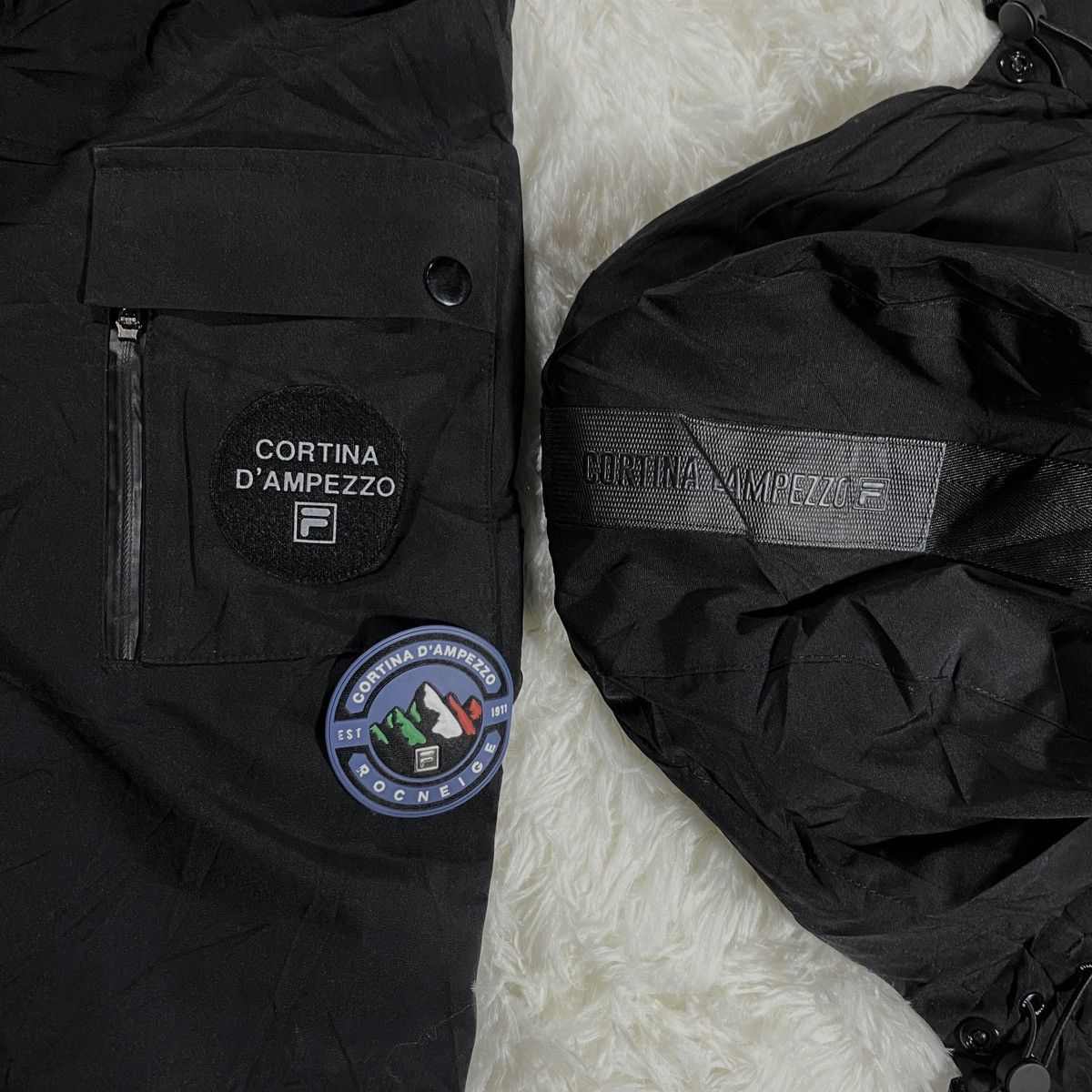 Fila Fila White Line Real Down Black Jacket Size US M / EU 48-50 / 2 - 9 Thumbnail
