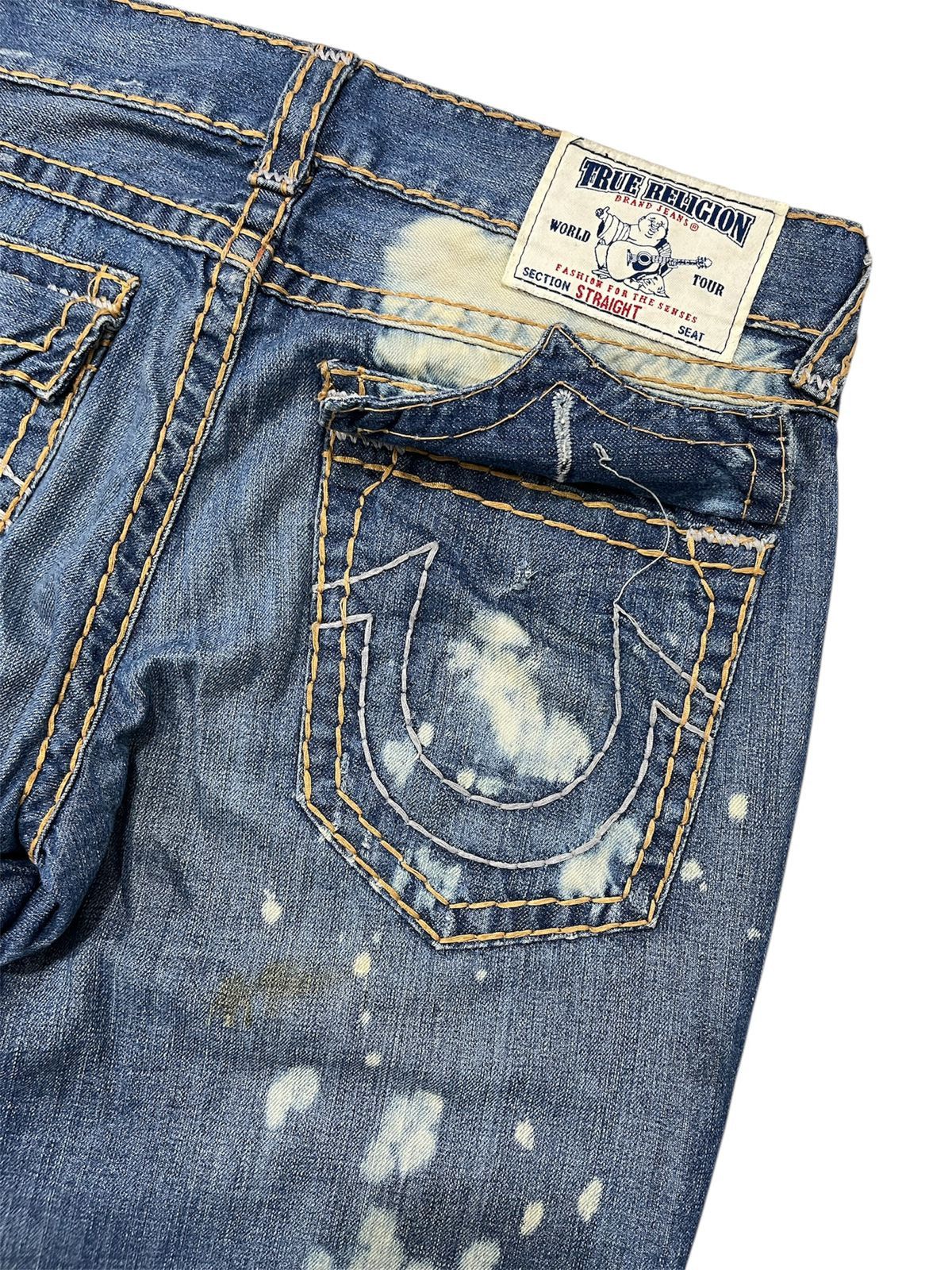 True Religion True Religion Section Straight Acid Flared Jeans Size US 36 / EU 52 - 5 Thumbnail