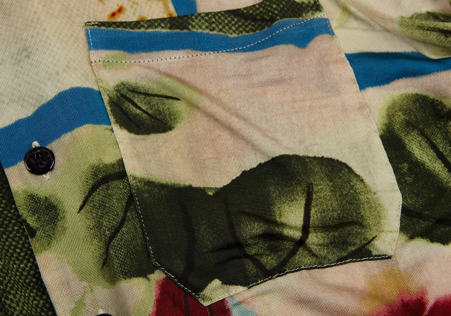 Jean Paul Gaultier Abstract Print Rayon Shirt in Multi Color, Size 46 Size US S / EU 44-46 / 1 - 5 Thumbnail