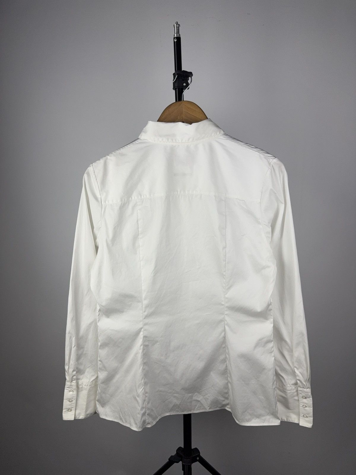 Hugo Boss Designer Luxury HUGO Boss Easy White Shirt Long Sleeve M Size M / US 6-8 / IT 42-44 - 6 Thumbnail