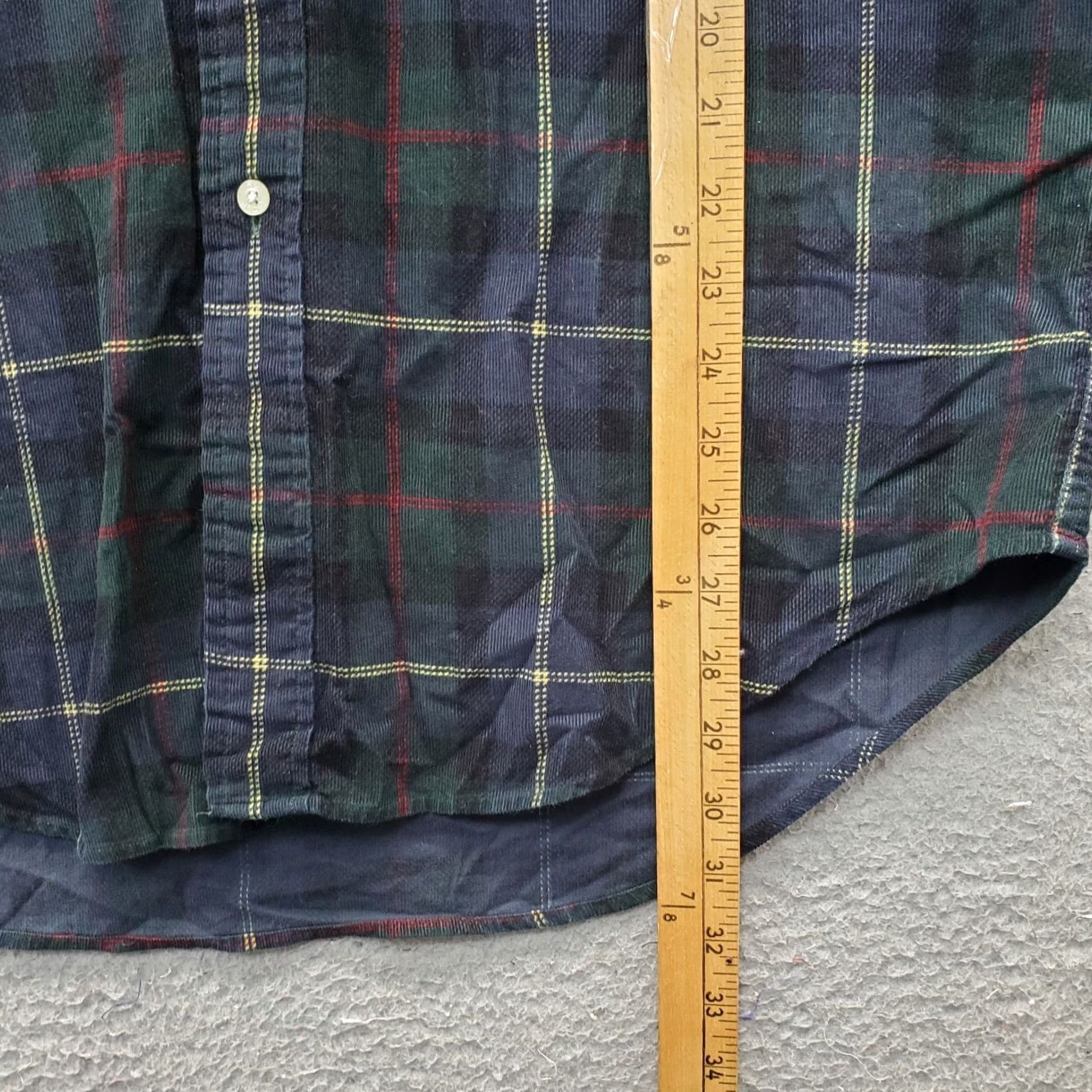 Ralph Lauren Ralph Lauren Golf Shirt Men Size M Multi Plaid Corduroy Long Sleeve Button Up Size US M / EU 48-50 / 2 - 3 Thumbnail