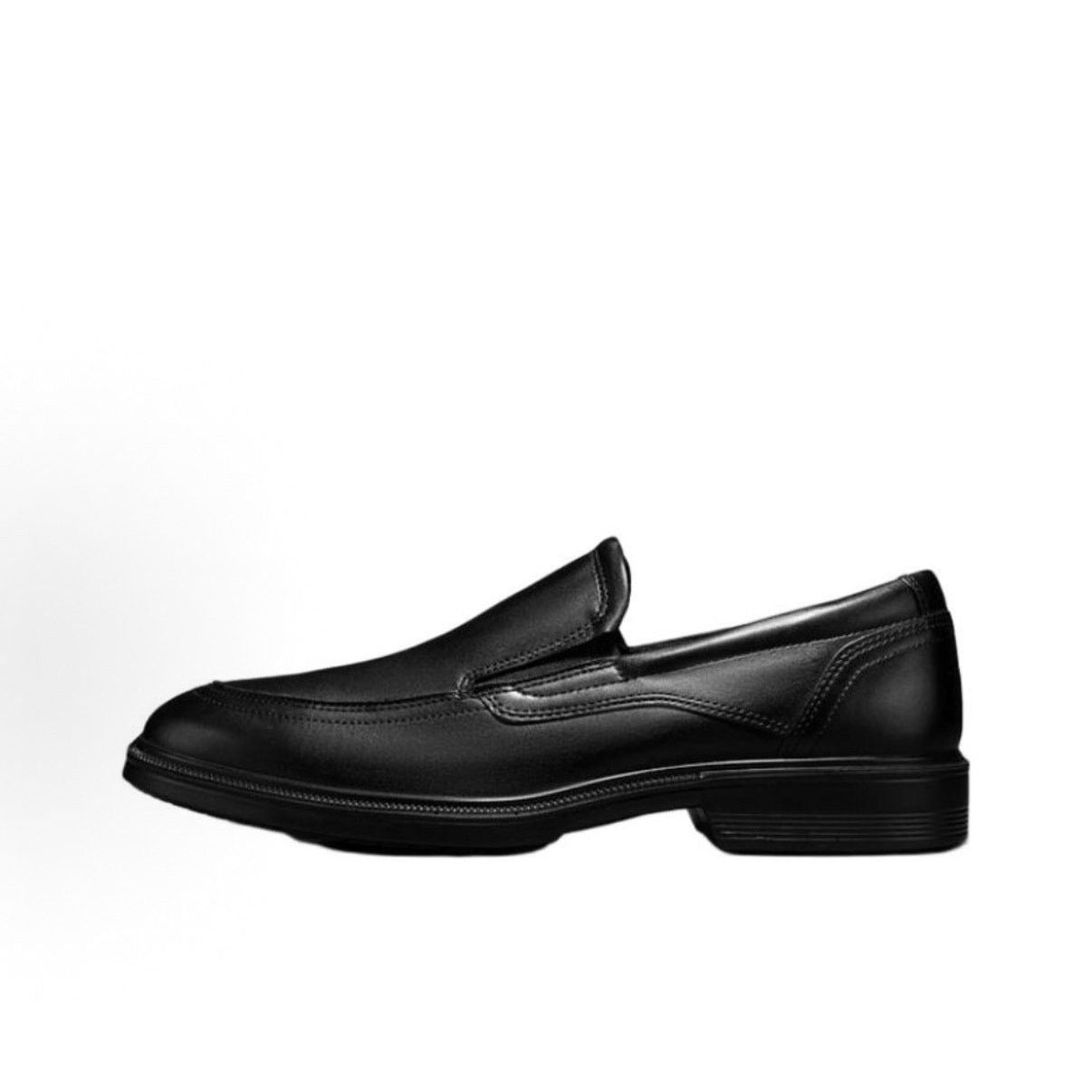 Ecco ECCO MEN'S 46 MAITLAND BLACK GENUINE LEATHER SLIP ON DRESS Size US 12 / EU 45 - 2 Thumbnail